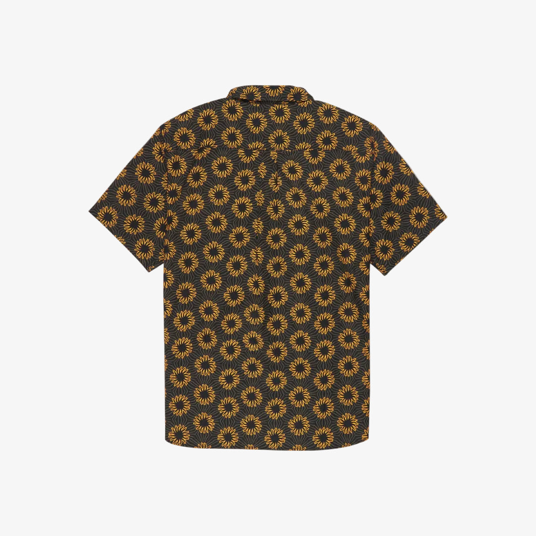 Men Brown Short Sleeve Shirt Apero Classic