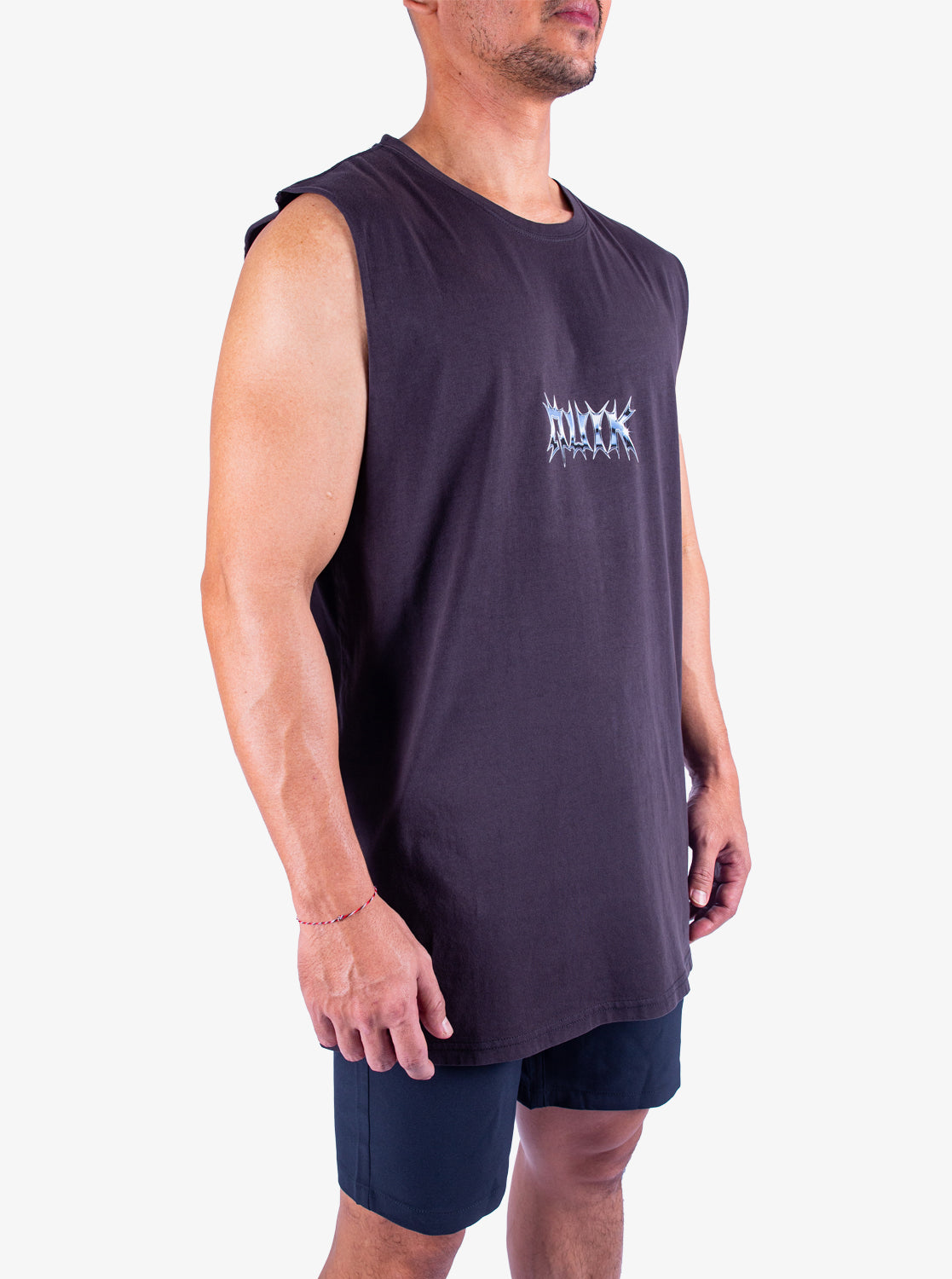 Mens Mercury Chrome Lightning Muscle Tee - Quiksilver Malaysia