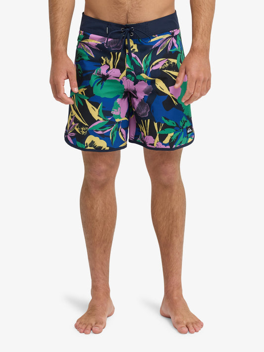 Mens Surfsilk Scallop 18" Boardshorts - Quiksilver Malaysia