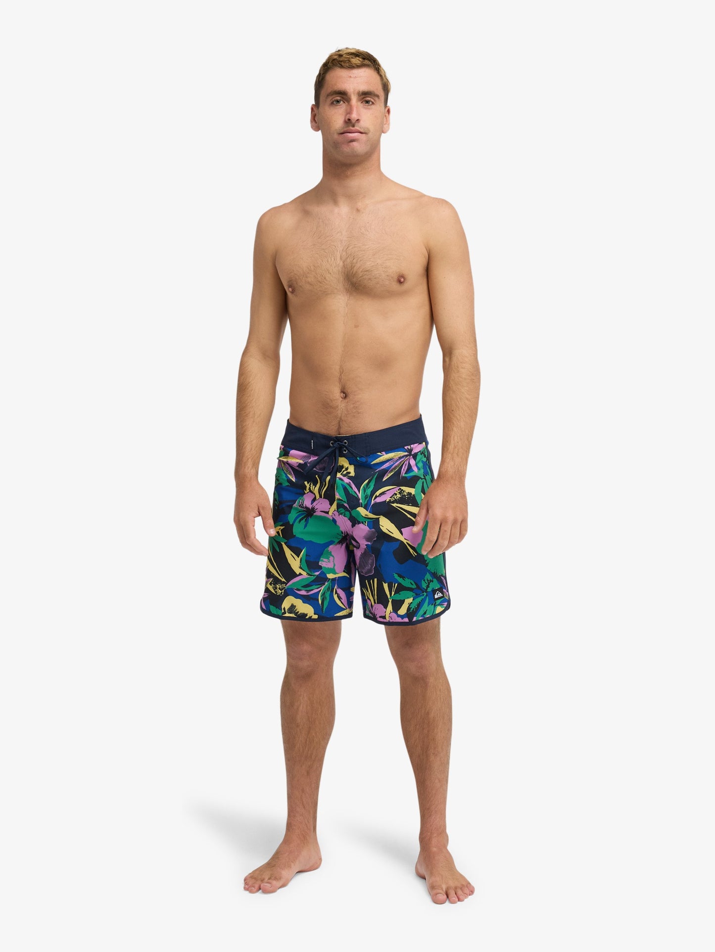 Mens Surfsilk Scallop 18" Boardshorts - Quiksilver Malaysia