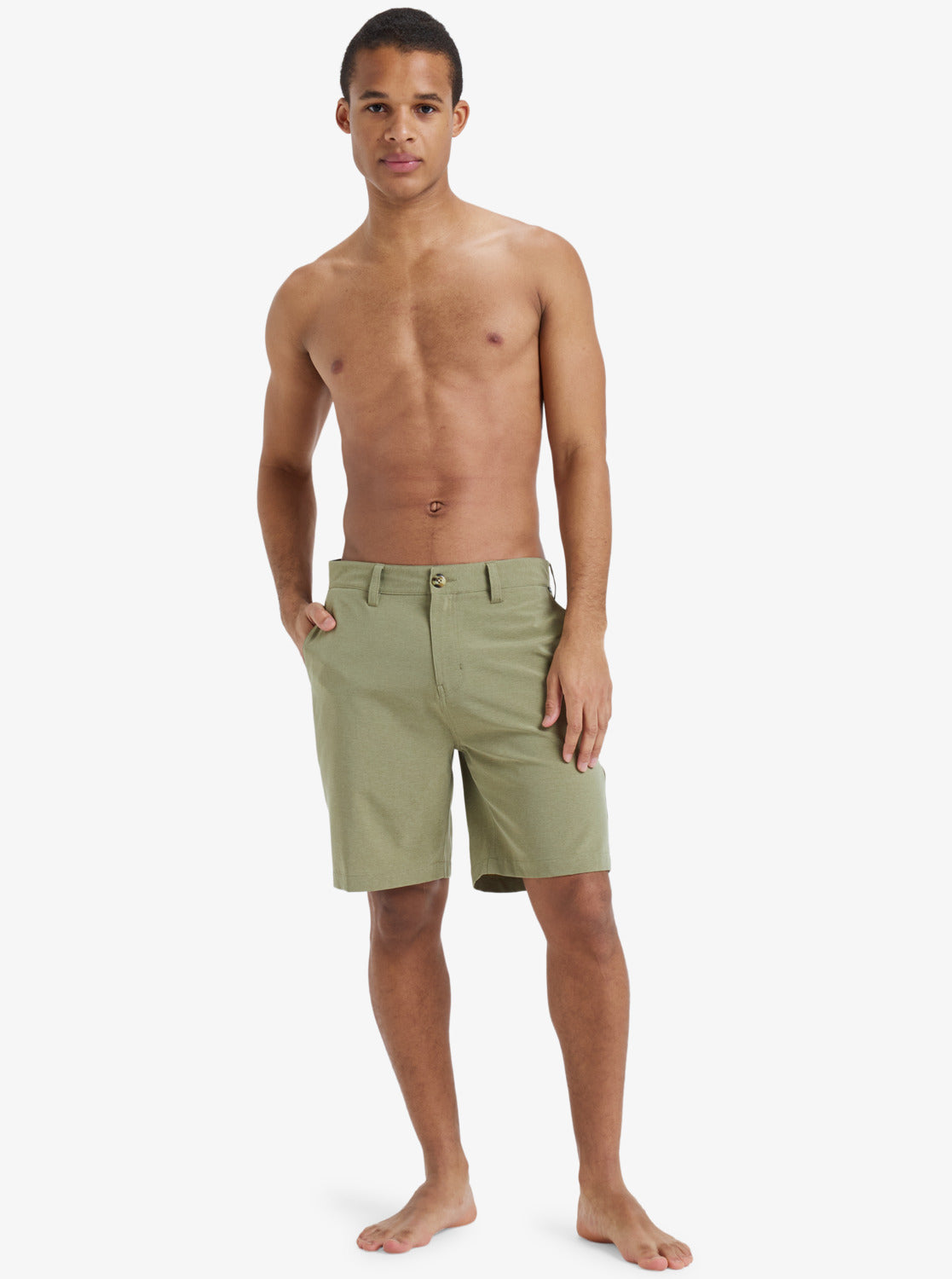 Mens Union Heather Amphibian 19" Hybrid Shorts - Quiksilver Malaysia