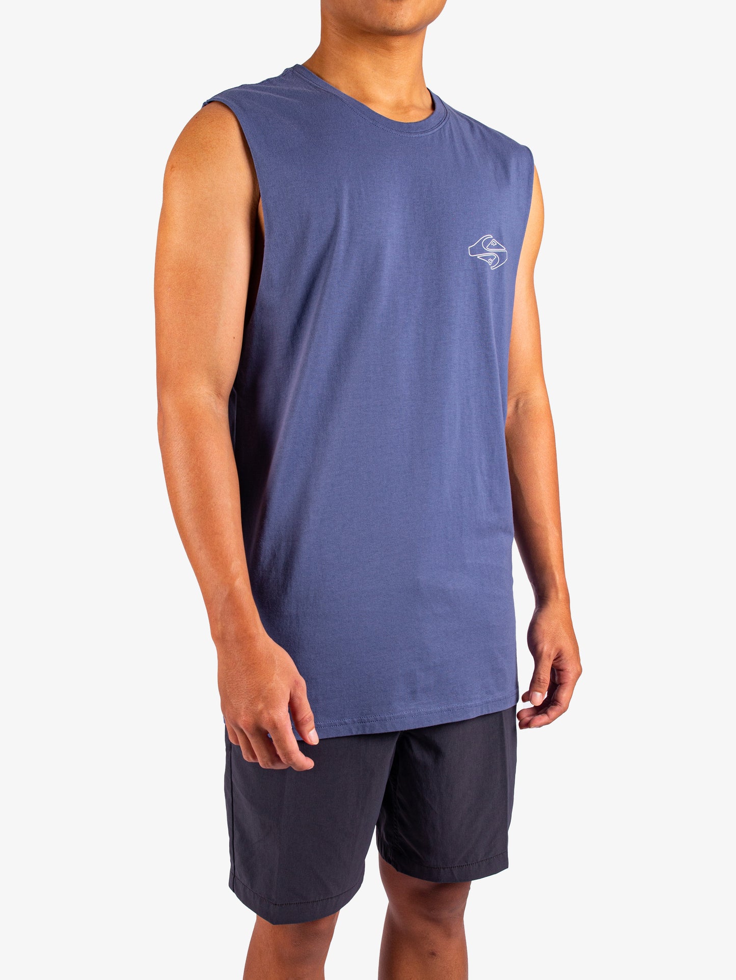 Mens EV Ripple Font Muscle Tee