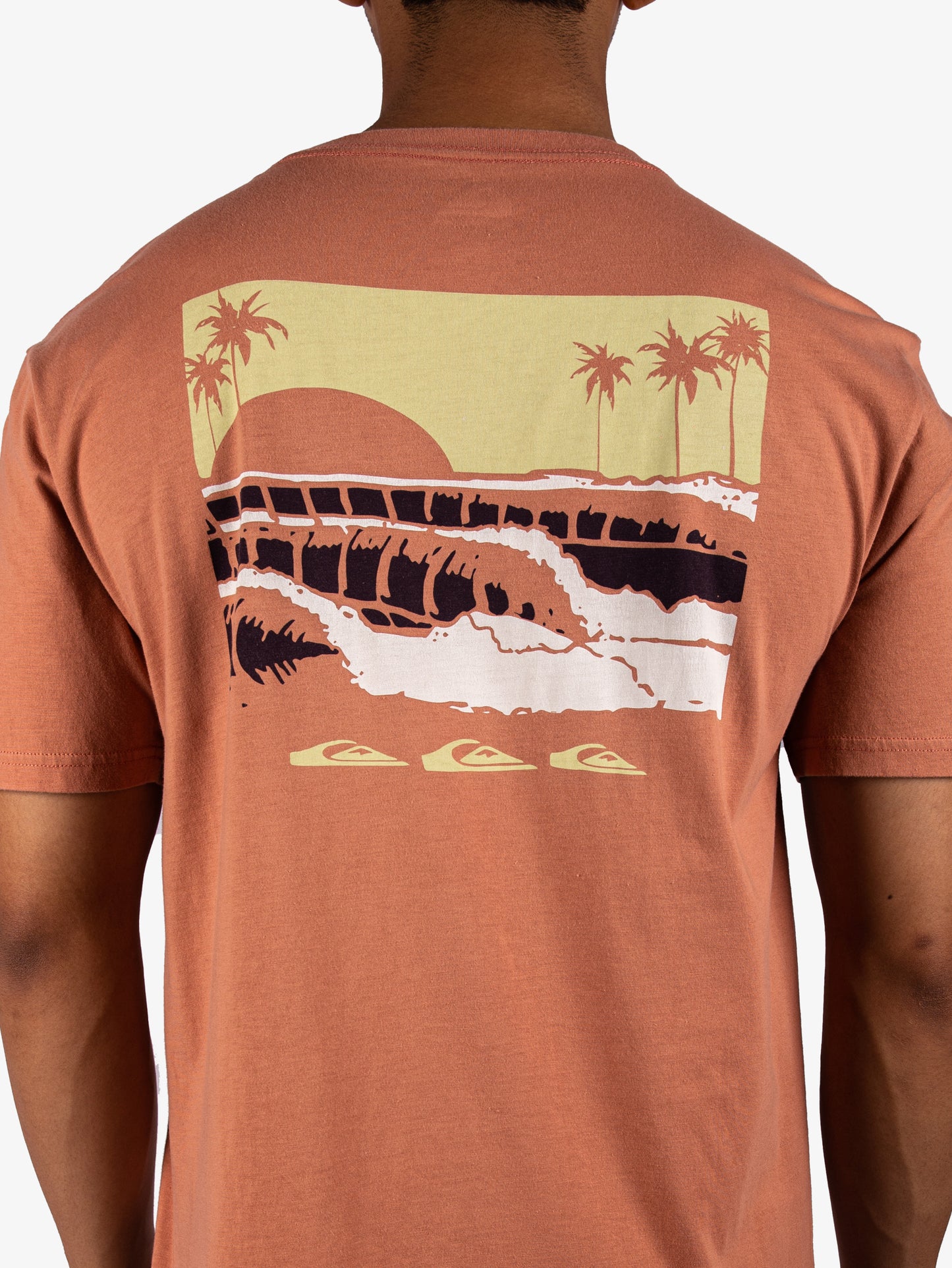 Mens Stacked Line Up T-Shirt - Quiksilver Malaysia