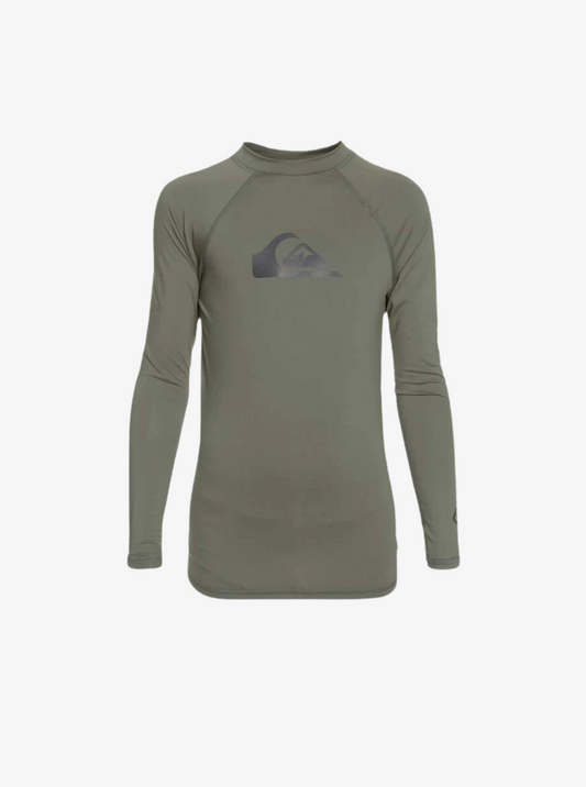 Mens All Time Long Sleeve UPF 50 Rash Vest - Quiksilver Malaysia