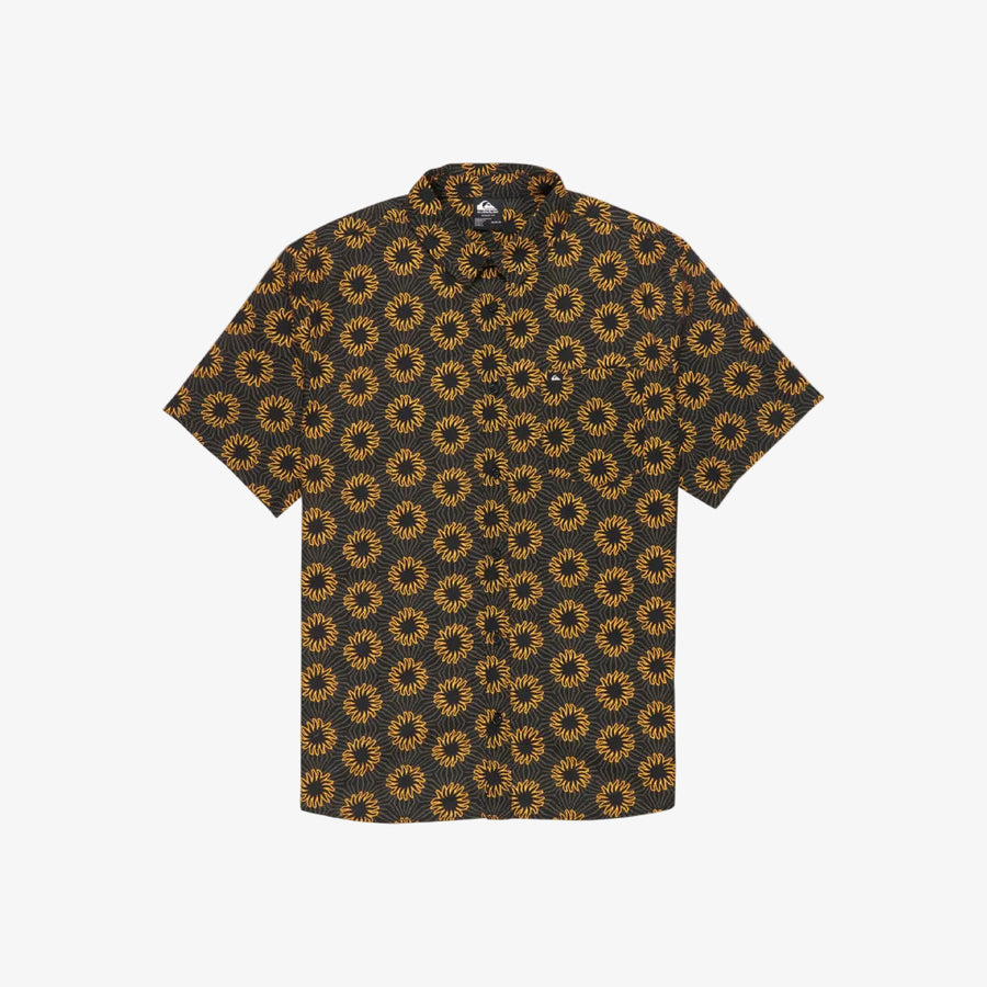 Men Brown Short Sleeve Shirt Apero Classic