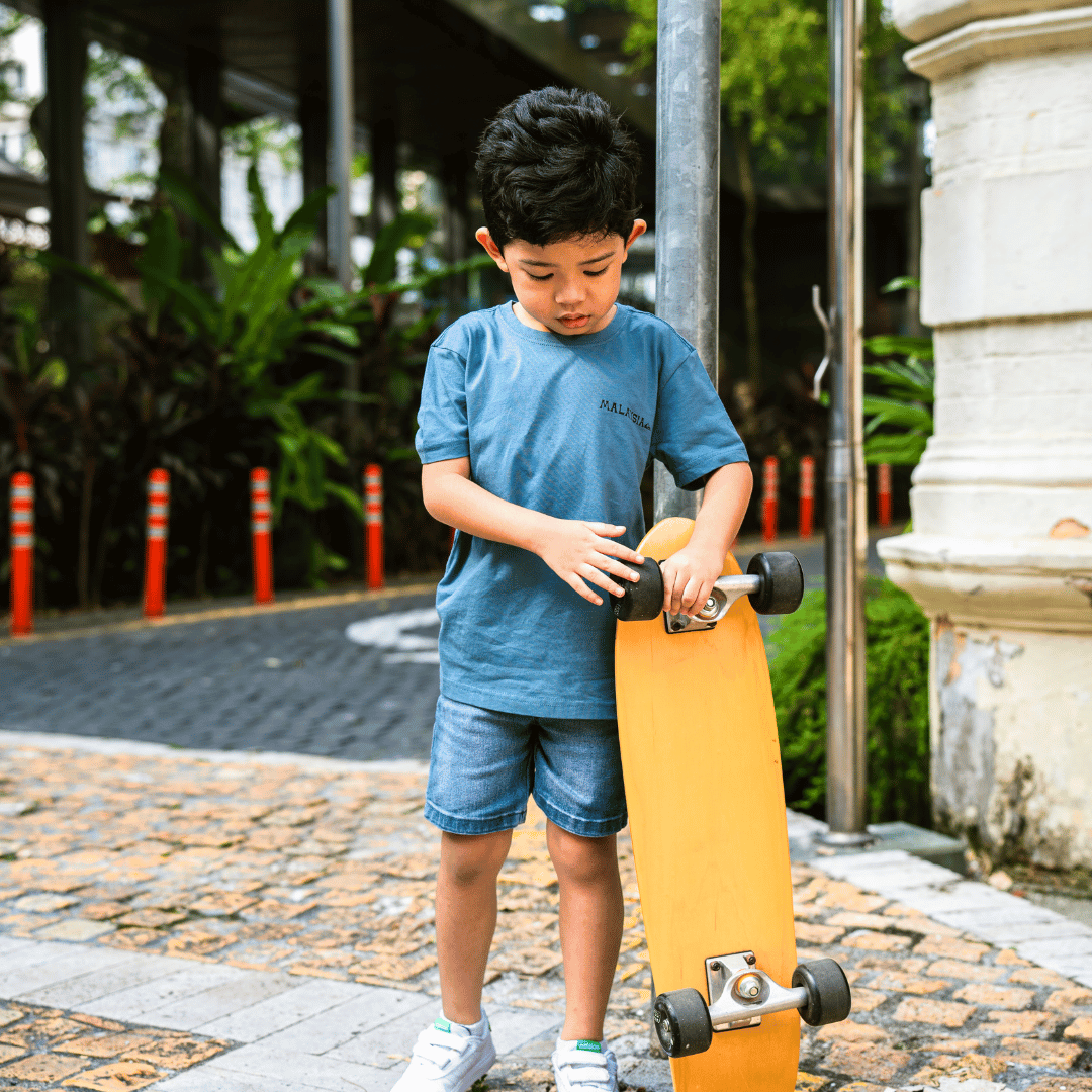 Boys 8-14 Malaysia Destination Peach Phase Short Sleeve Tee - Quiksilver Malaysia