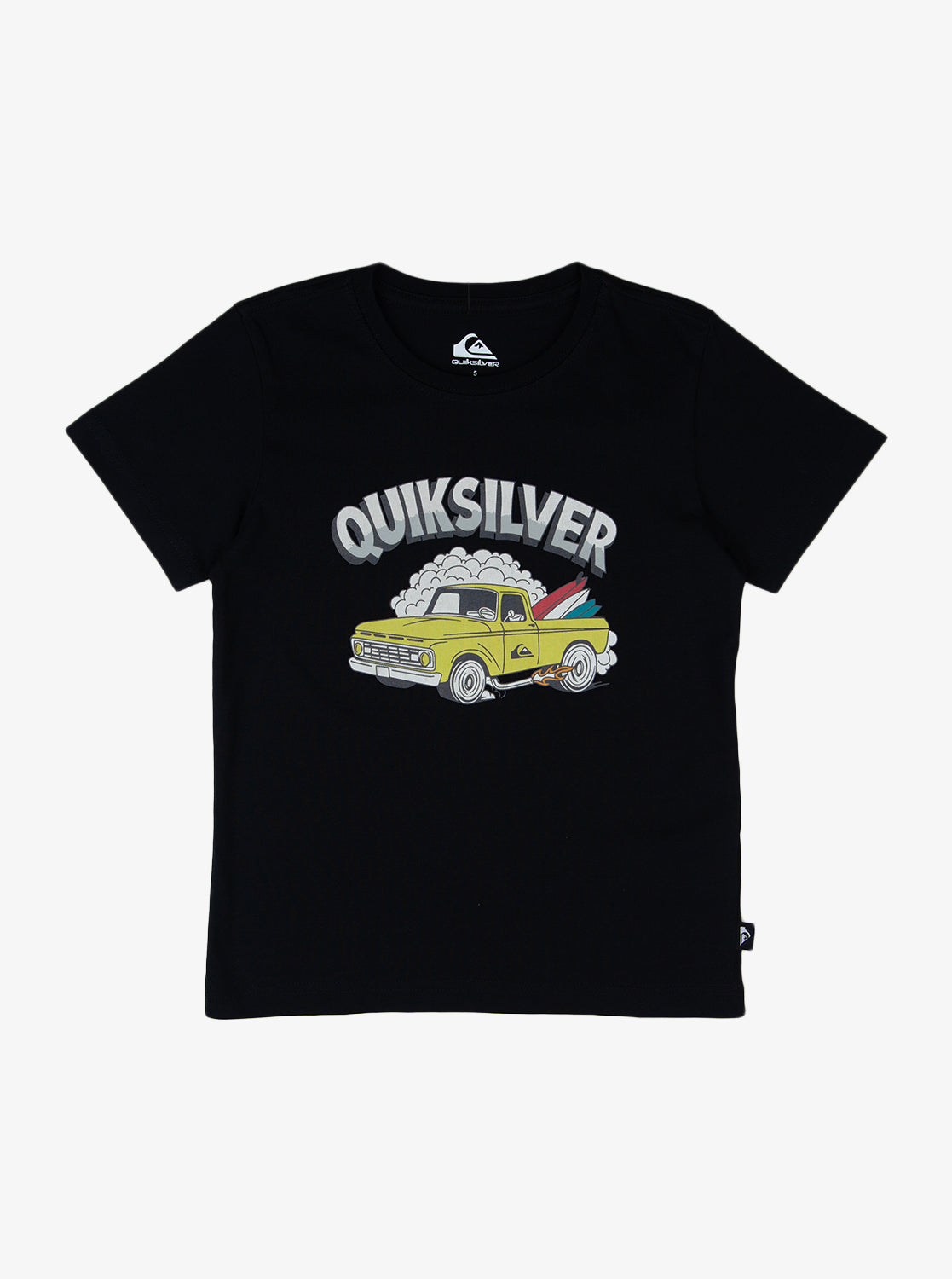 Boys 4-6 Burning Out Short Sleeve Tee - Black - Quiksilver Malaysia