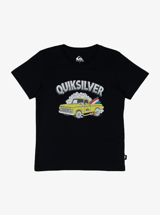 Boys 4-6 Burning Out Short Sleeve Tee - Black - Quiksilver Malaysia