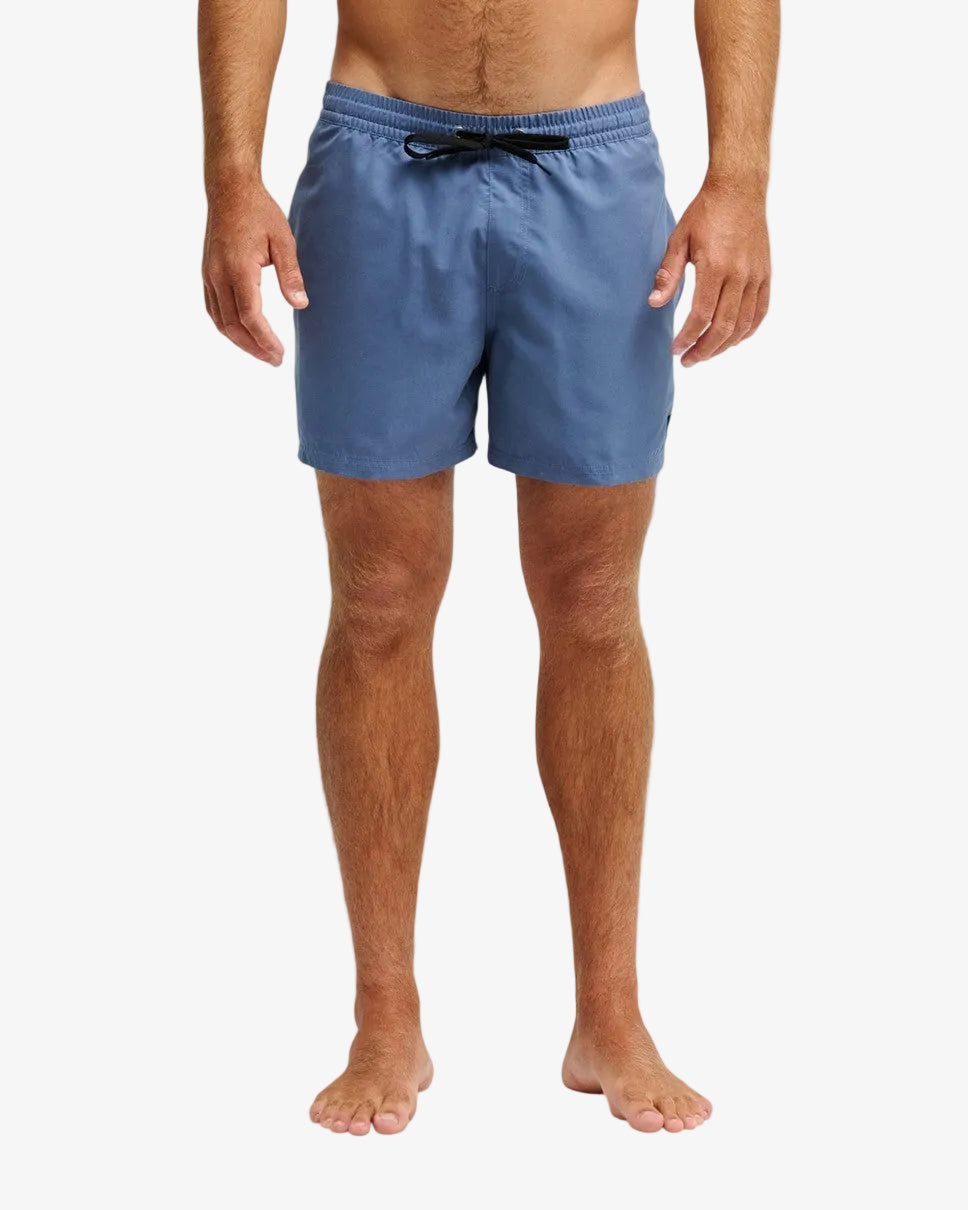 Mens Everyday Solid Volley 15 Inch Shorts