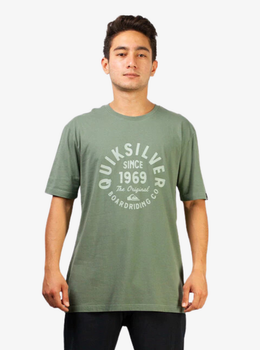 Mens Circled Script T-Shirt - Quiksilver Malaysia