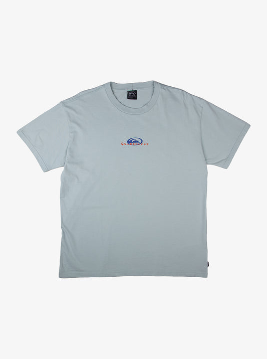 Mens Thermal Logo Mercury Short Sleeve Tee - Ice Flow - Quiksilver Malaysia