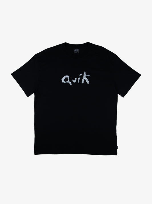 Mens Quik Liquid Mercury Short Sleeve Tee - Black - Quiksilver Malaysia