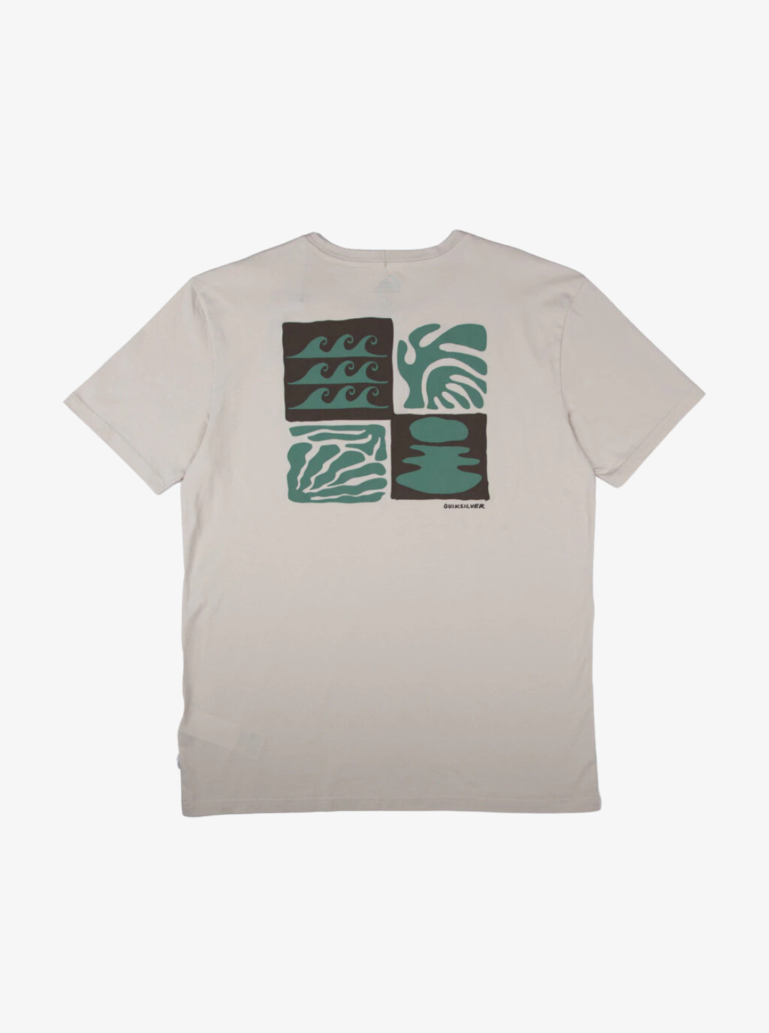 Mens Creation Grey T-Shirt - Quiksilver Malaysia