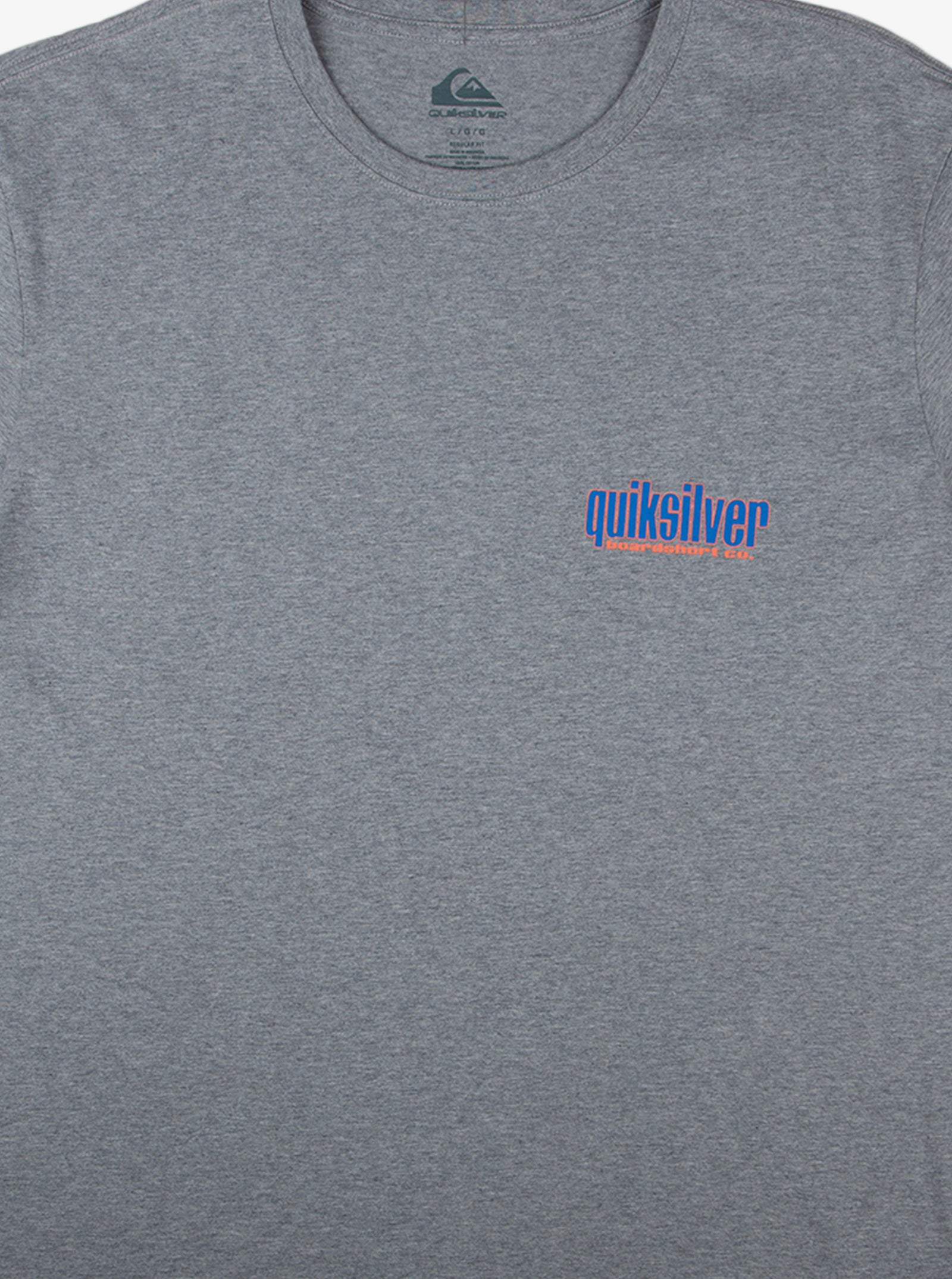 Mens Three Tree Short Sleeves Tee - Grey Heather - Quiksilver Malaysia