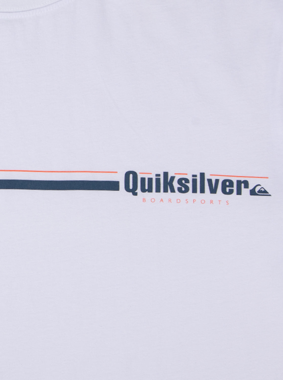 Mens Quik Speed Stripe Short Sleeves Tee - White - Quiksilver Malaysia