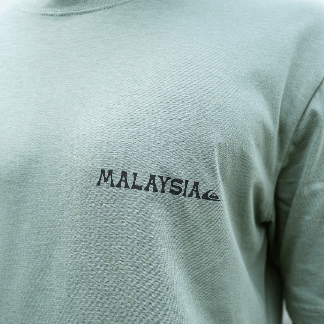 Mens Malaysia Destination Peach Phase Short Sleeve Tee - Quiksilver Malaysia