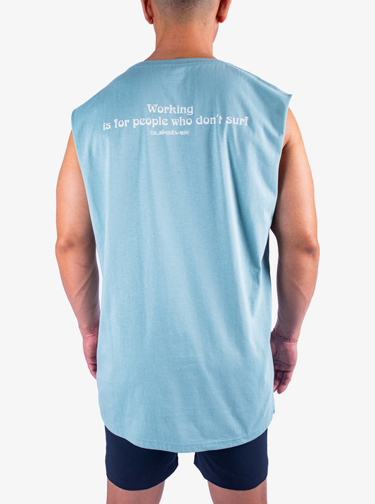 Mens Ticket To The Beach Muscle Tee - Quiksilver Malaysia
