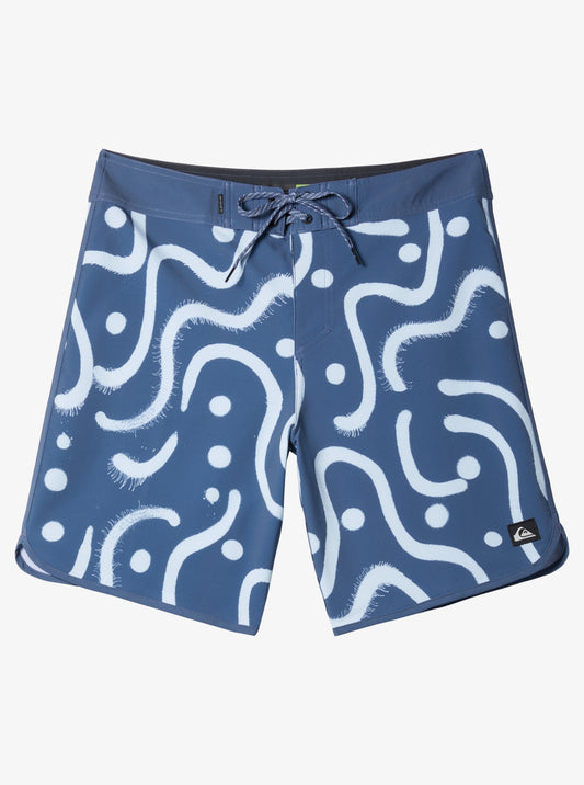 Mens Surfsilk Scallop 18" Boardshorts - Quiksilver Malaysia