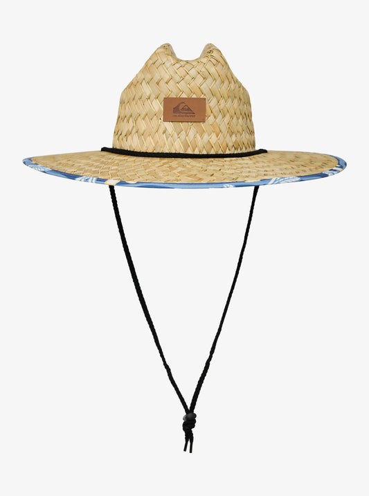 Mens Pierside Print Straw Hat