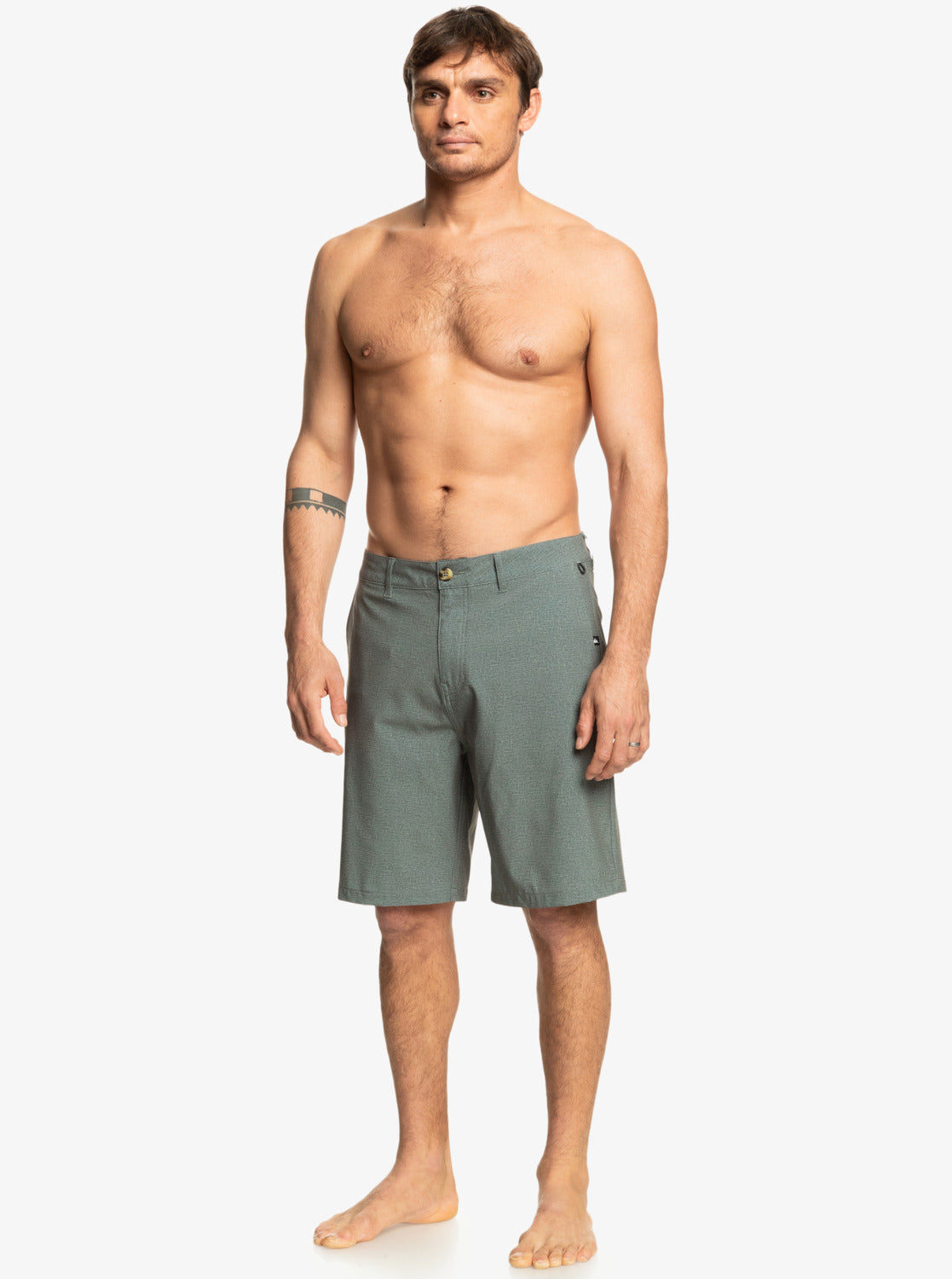 Mens Union Heather 20" Amphibian Boardshorts - Quiksilver Malaysia