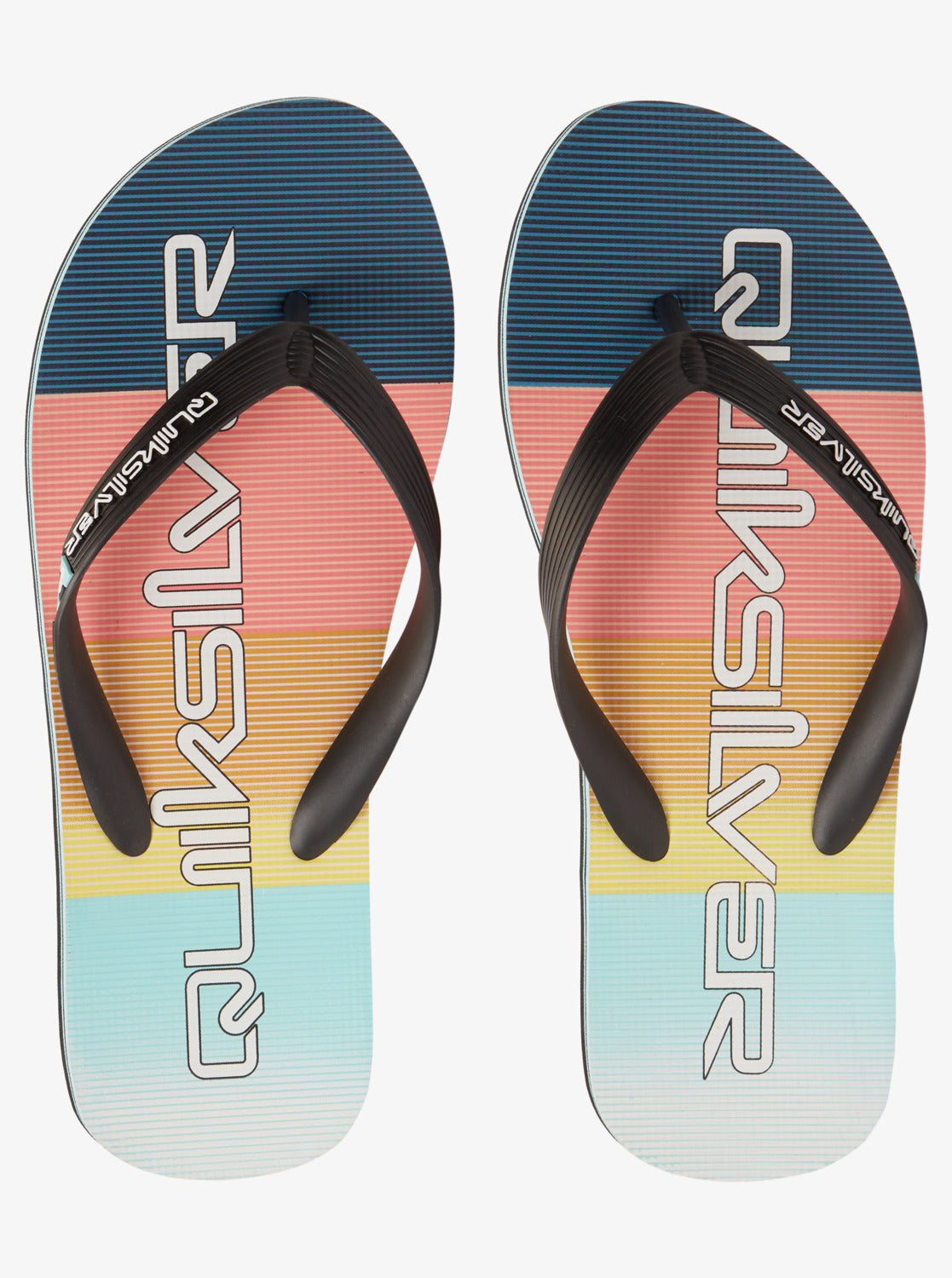 Mens Molokai Word Flip Flops - Quiksilver Malaysia