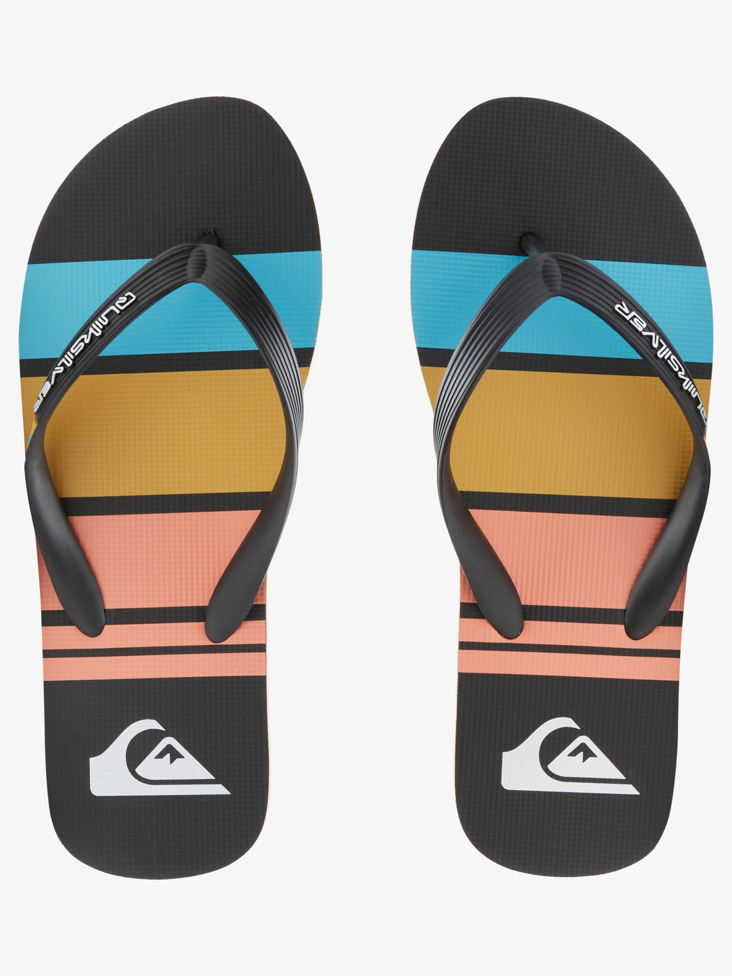 Mens Molokai Stripe Beach Flip-Flops - Quiksilver Malaysia