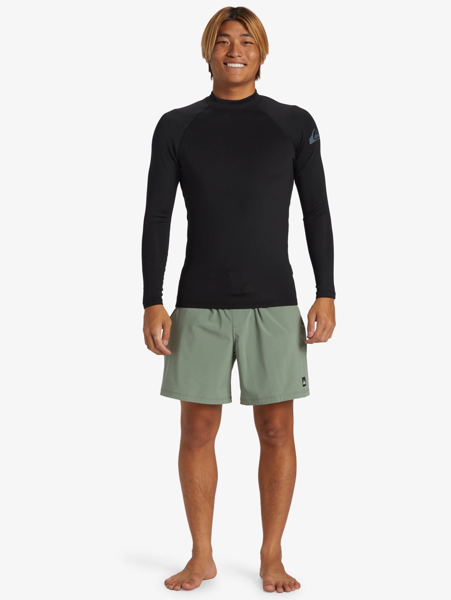 Mens Everyday Heat Long Sleeve UPF 50 Surf T-Shirt - Quiksilver Malaysia