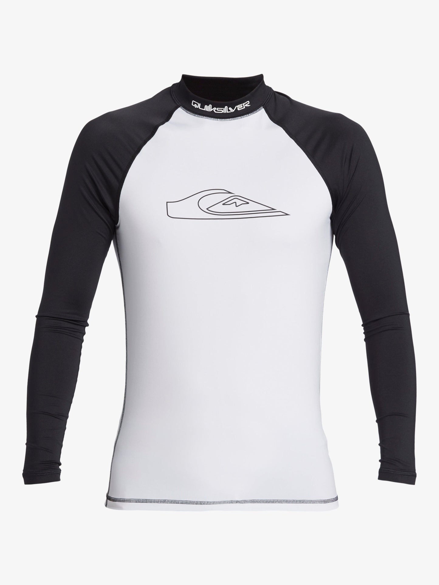 Mens Mercury Long Sleeves UPF 50 Surf Shirt - White - Quiksilver Malaysia