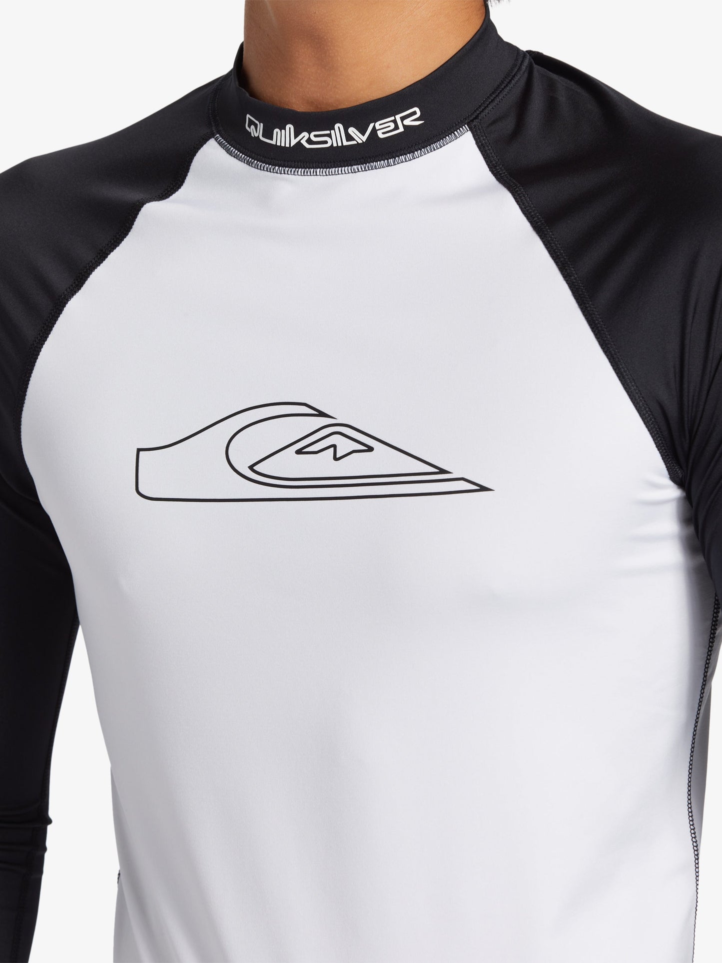 Mens Mercury Long Sleeves UPF 50 Surf Shirt - White - Quiksilver Malaysia