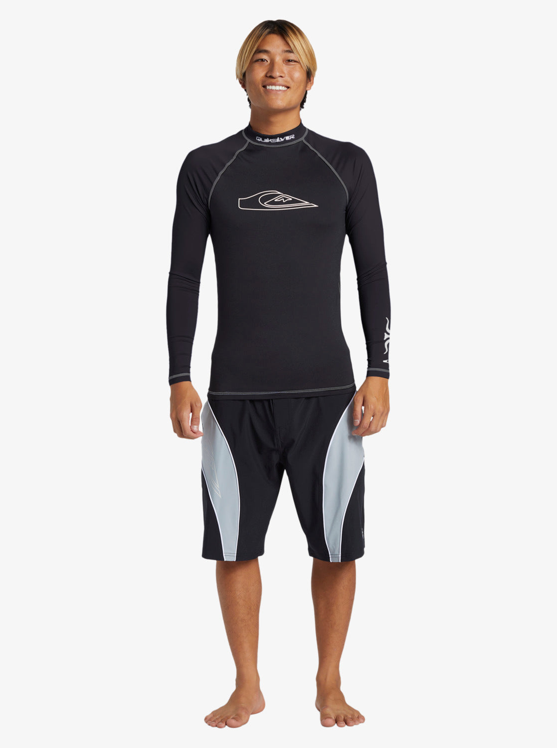 Mens Mercury Long Sleeves UPF 50 Surf T-shirt - Quiksilver Malaysia