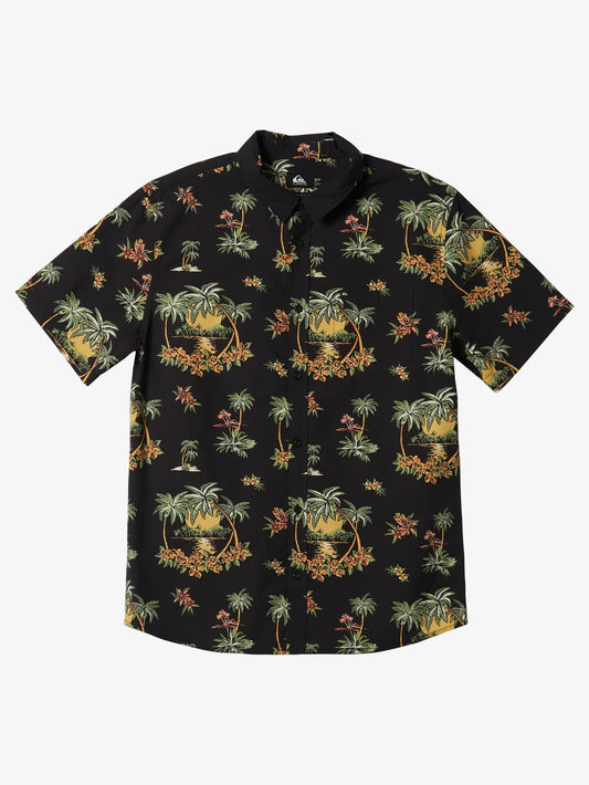 Mens Palm Spritz Short Sleeve Shirt - Quiksilver Malaysia