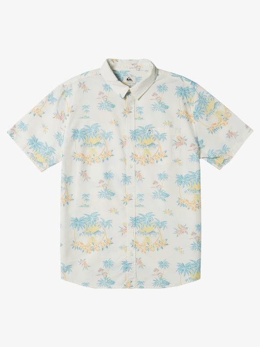 Mens Palm Spritz Short Sleeve Shirt - Quiksilver Malaysia