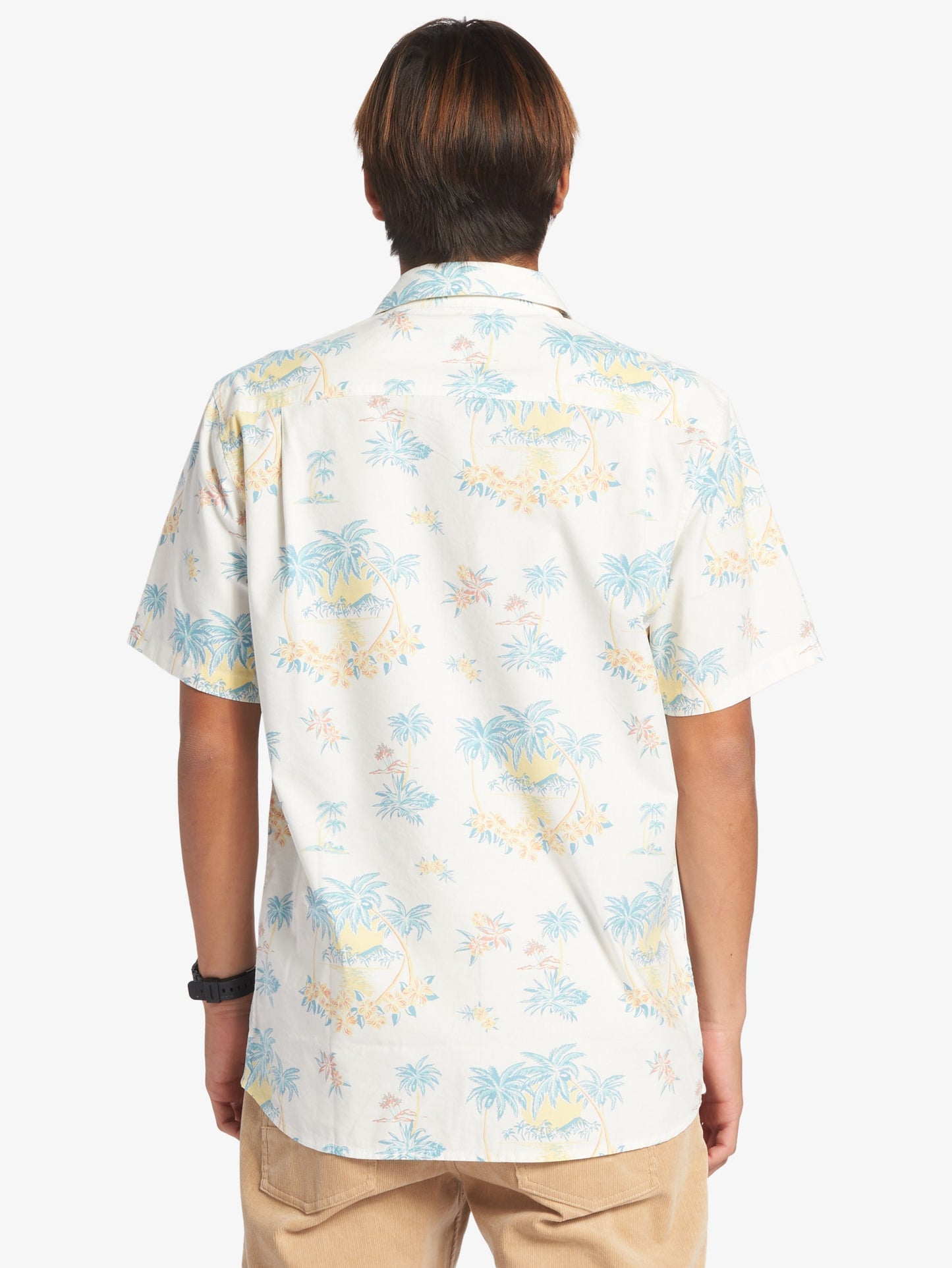 Mens Palm Spritz Short Sleeve Shirt - Quiksilver Malaysia