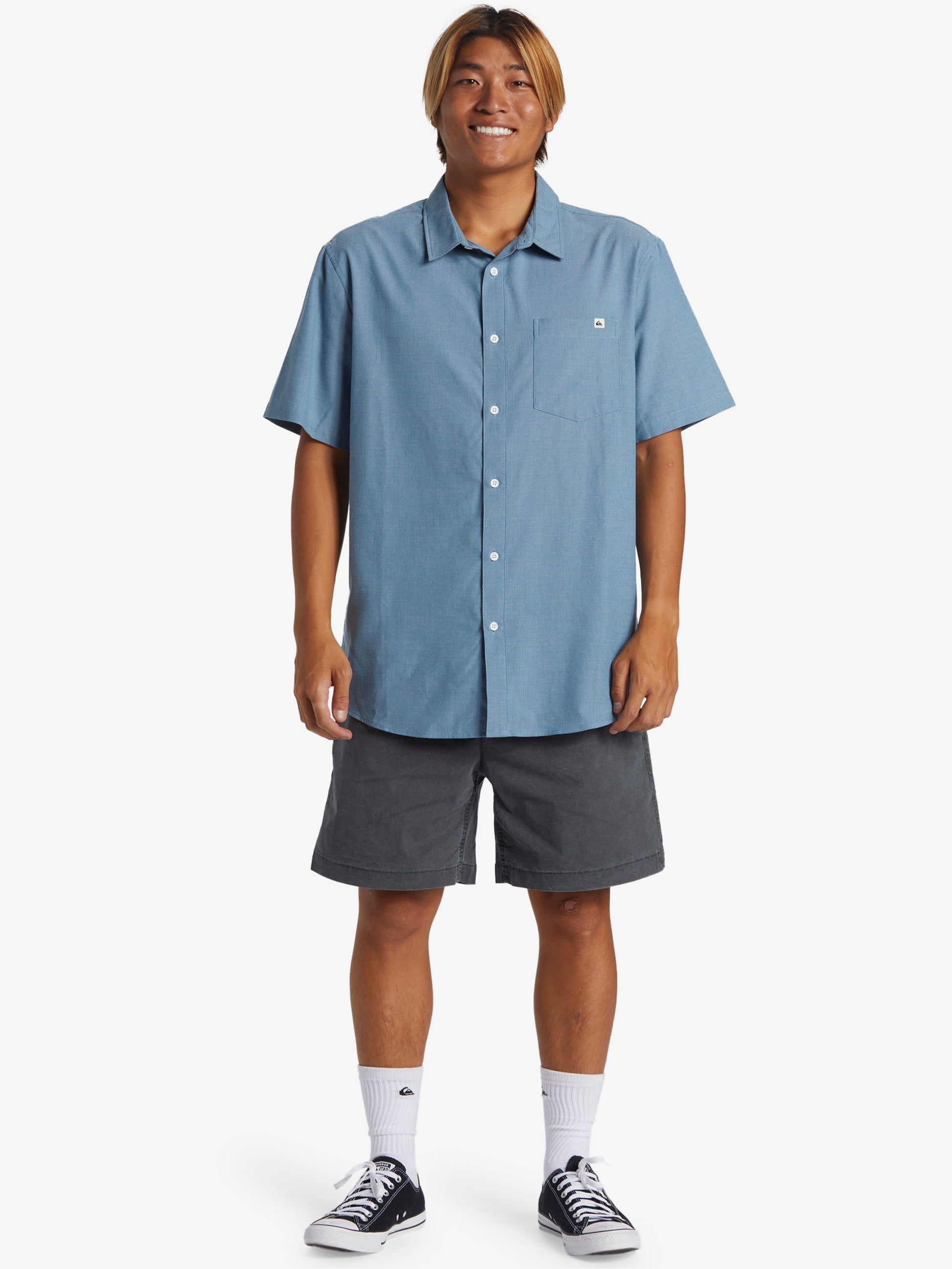 Mens Shoreline Classic Short Sleeve Shirt - Quiksilver Malaysia