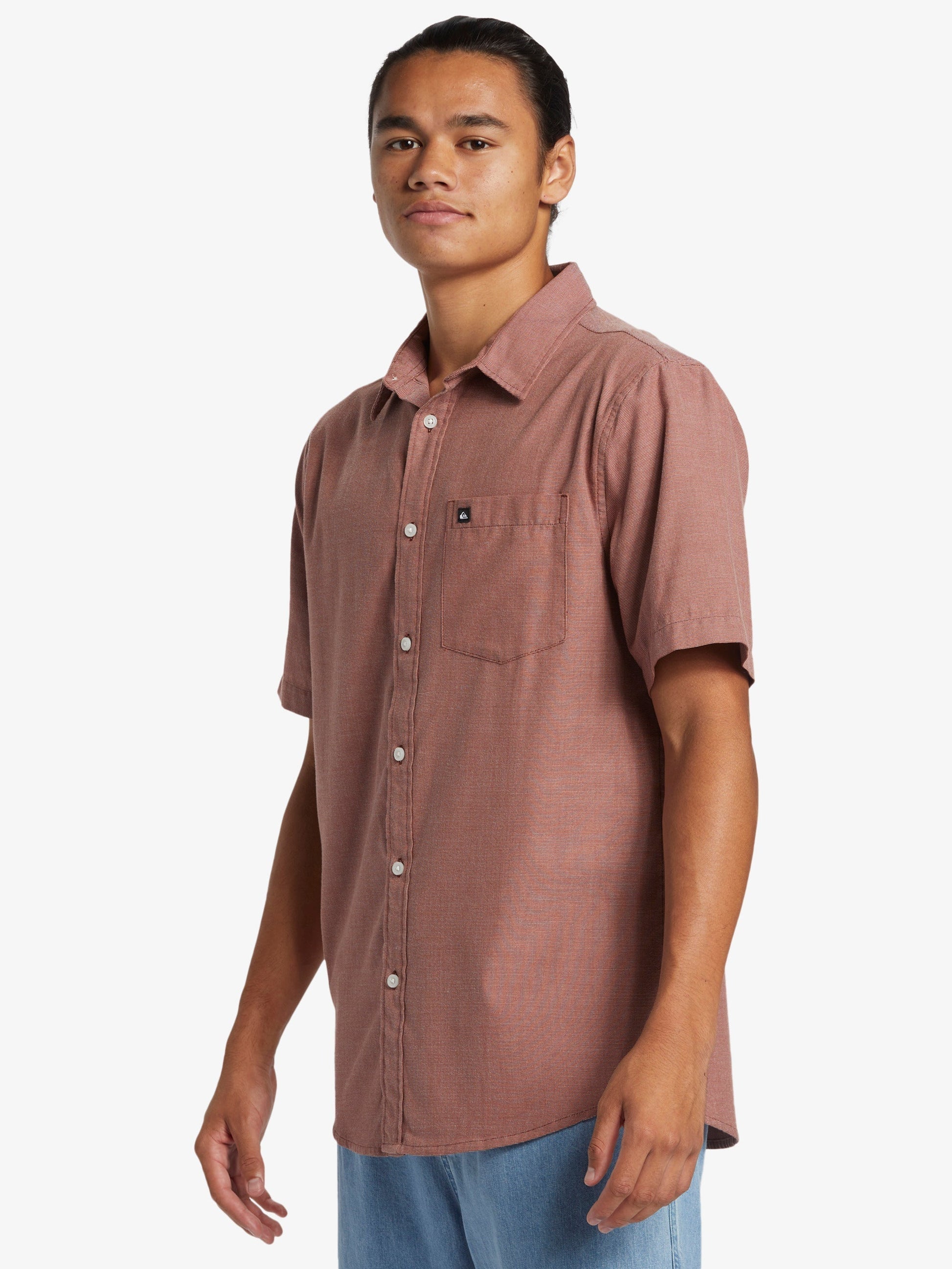 Mens Shoreline Classic Short Sleeve Shirt - Quiksilver Malaysia