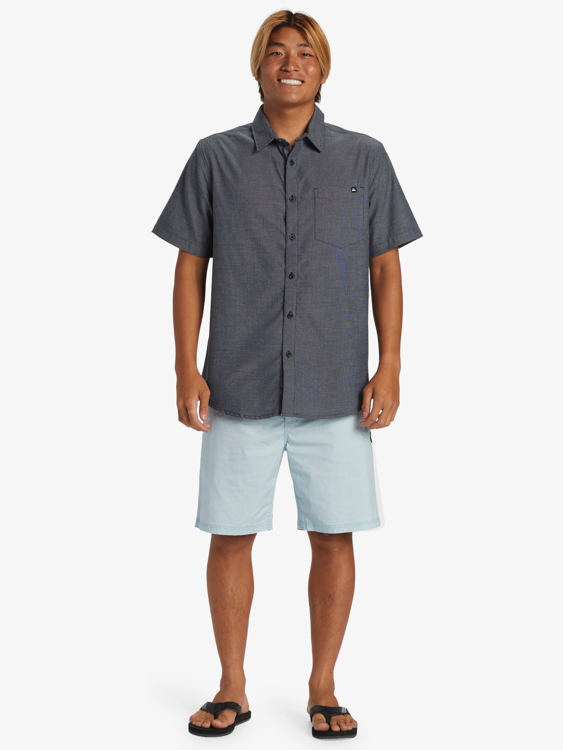 Mens Shoreline Classic Short Sleeve Shirt - Quiksilver Malaysia