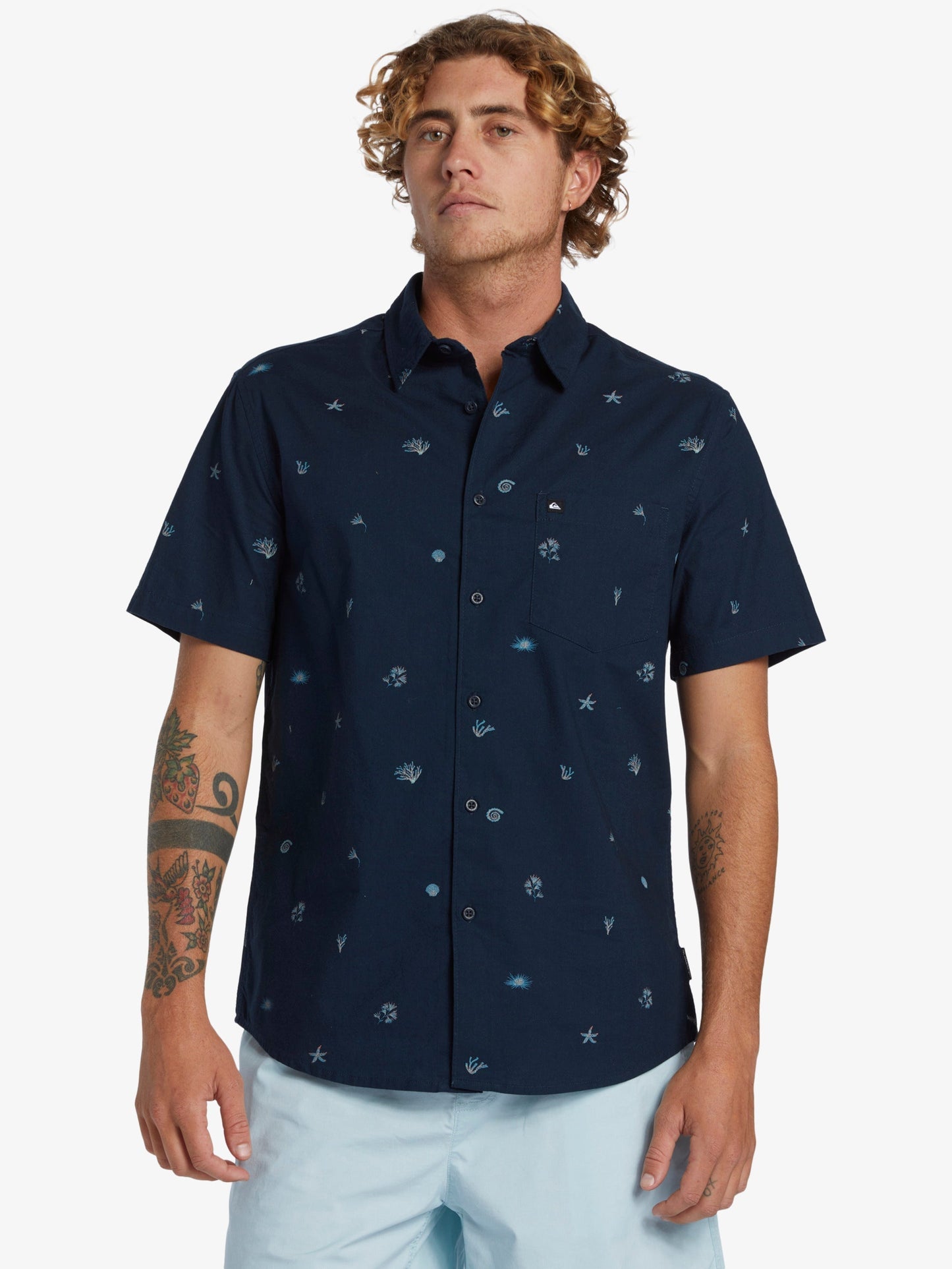 Mens Apero Classic Short Sleeve Shirt - Quiksilver Malaysia