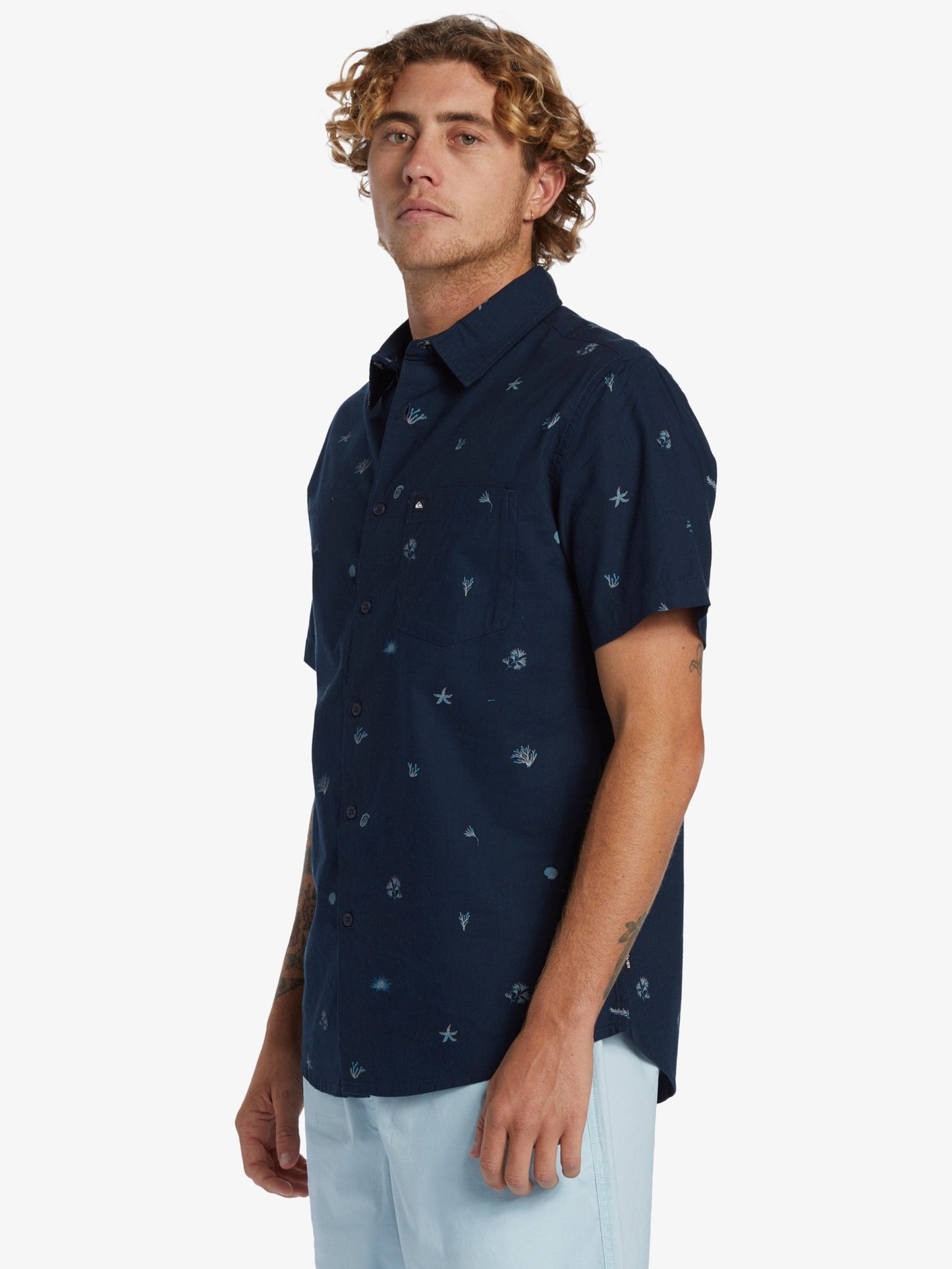 Mens Apero Classic Short Sleeve Shirt - Quiksilver Malaysia