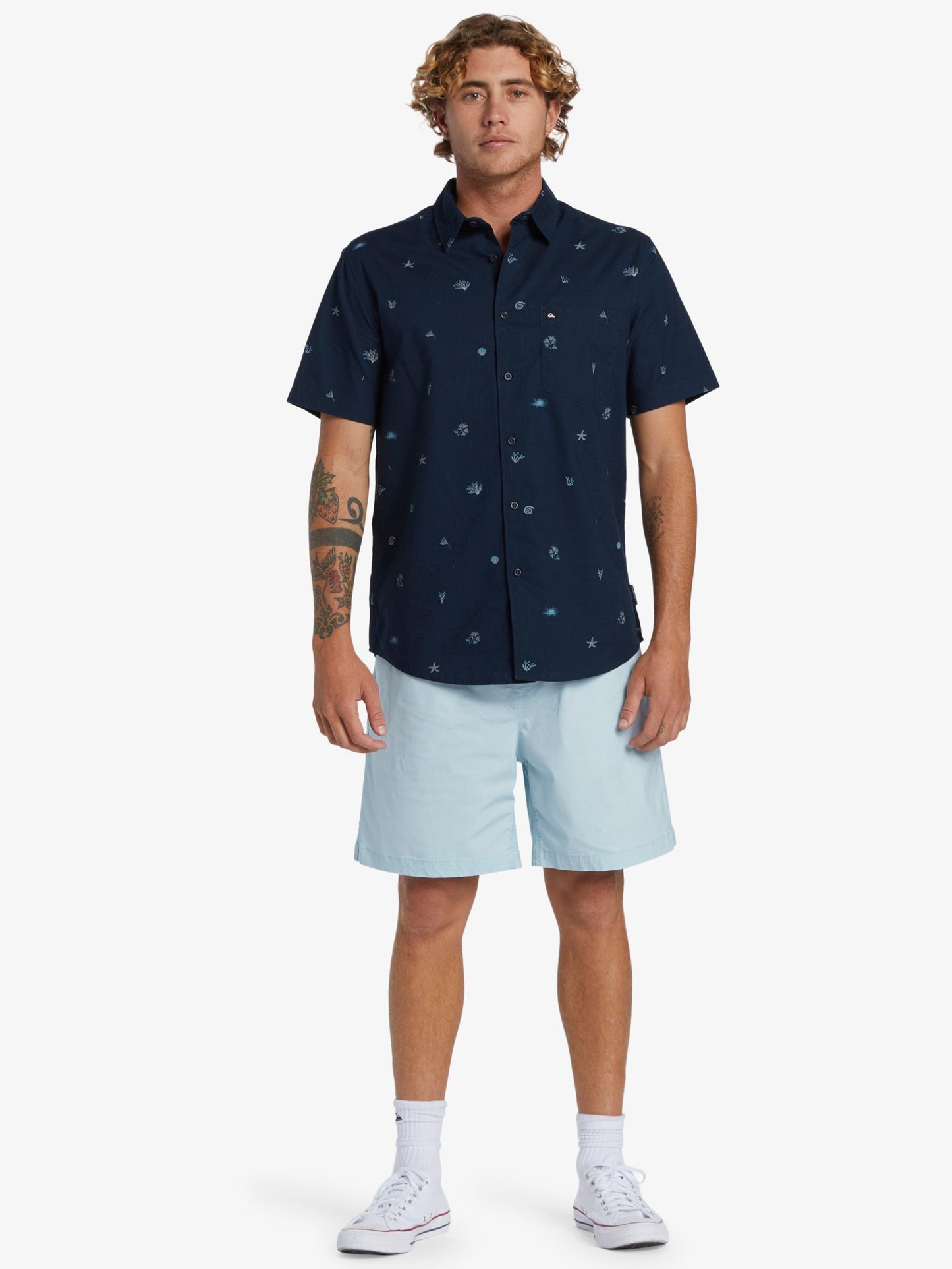 Mens Apero Classic Short Sleeve Shirt - Quiksilver Malaysia