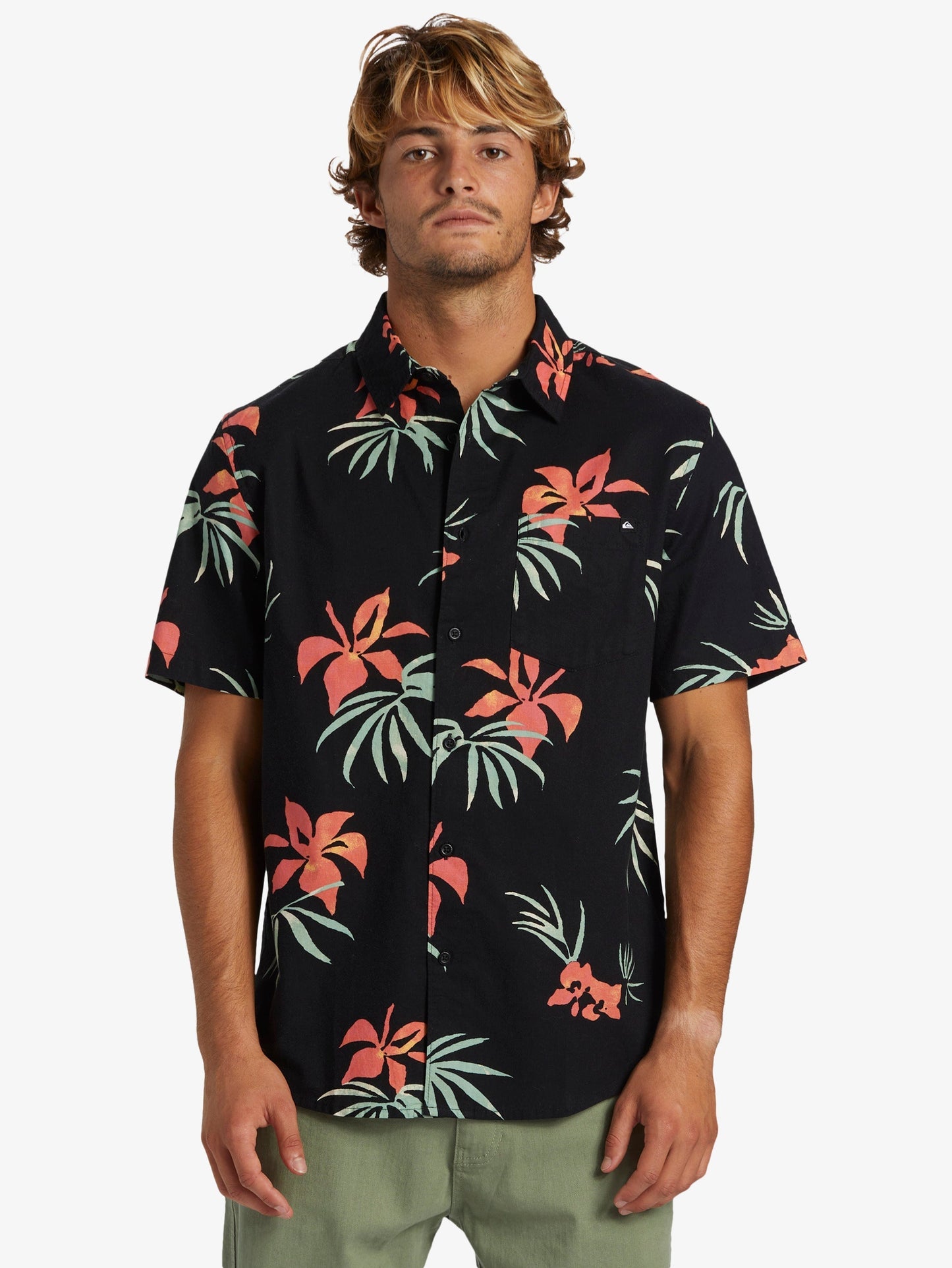 Mens Apero Classic Short Sleeve Shirt - Quiksilver Malaysia