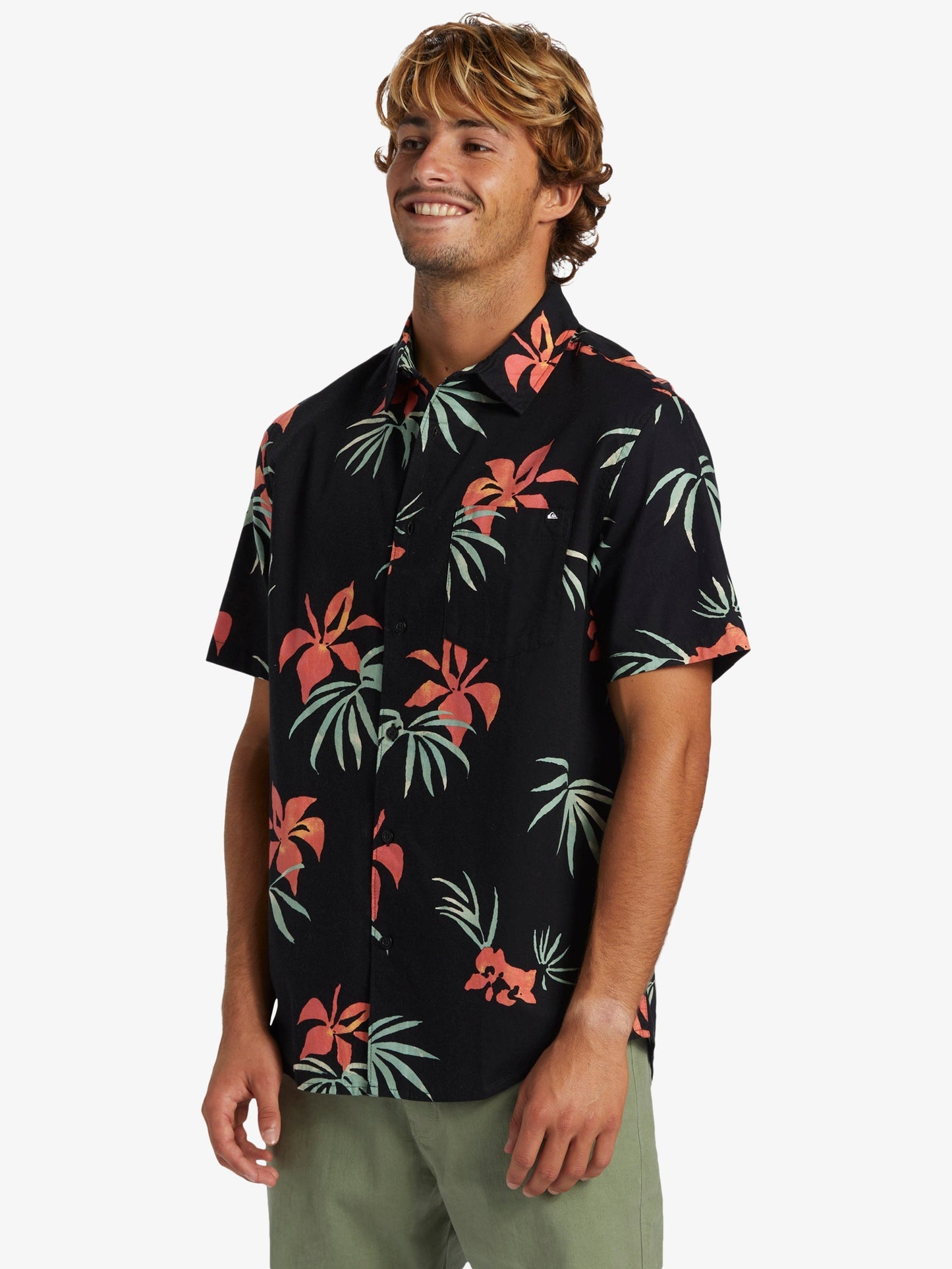 Mens Apero Classic Short Sleeve Shirt - Quiksilver Malaysia