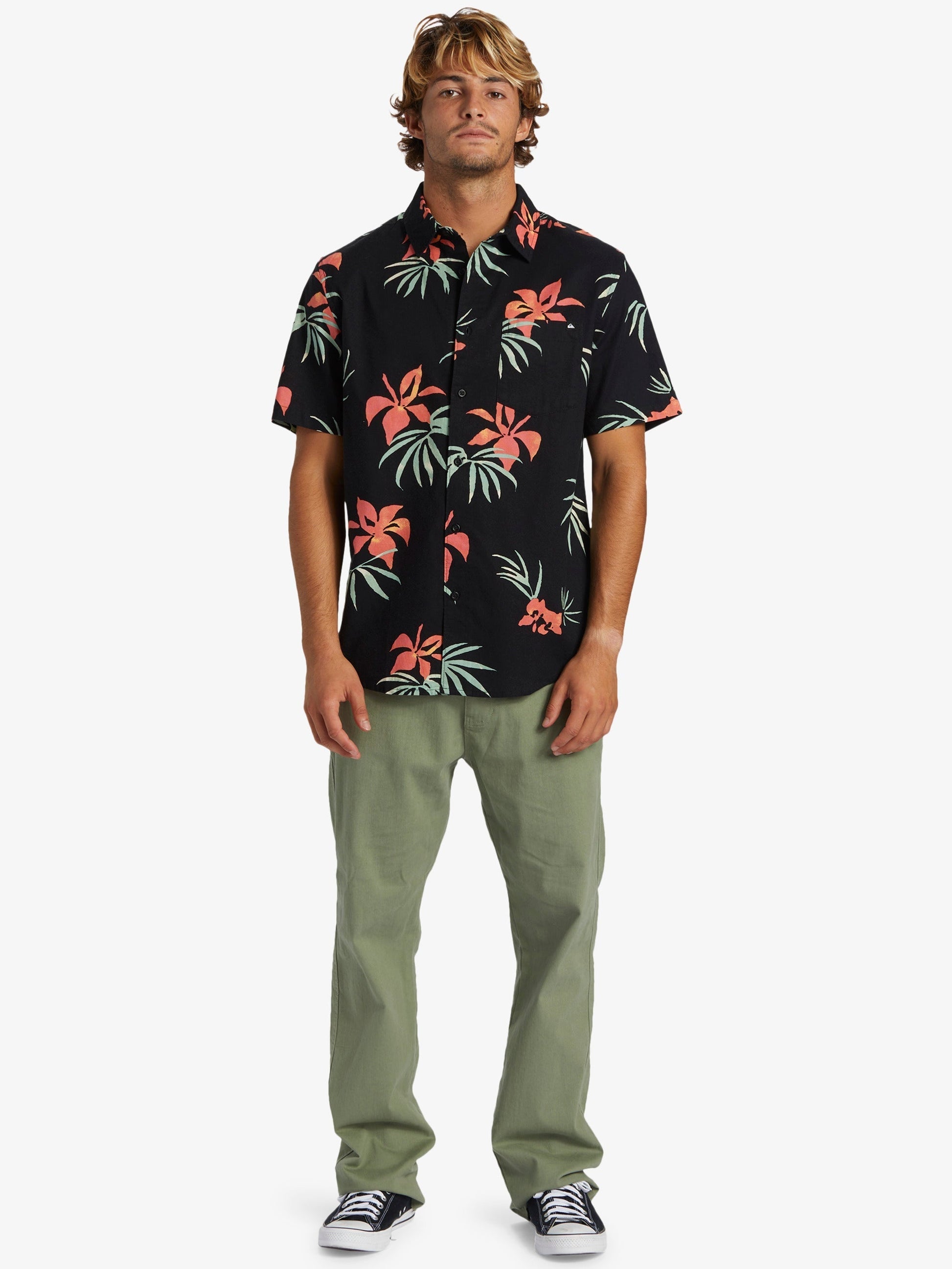 Mens Apero Classic Short Sleeve Shirt - Quiksilver Malaysia