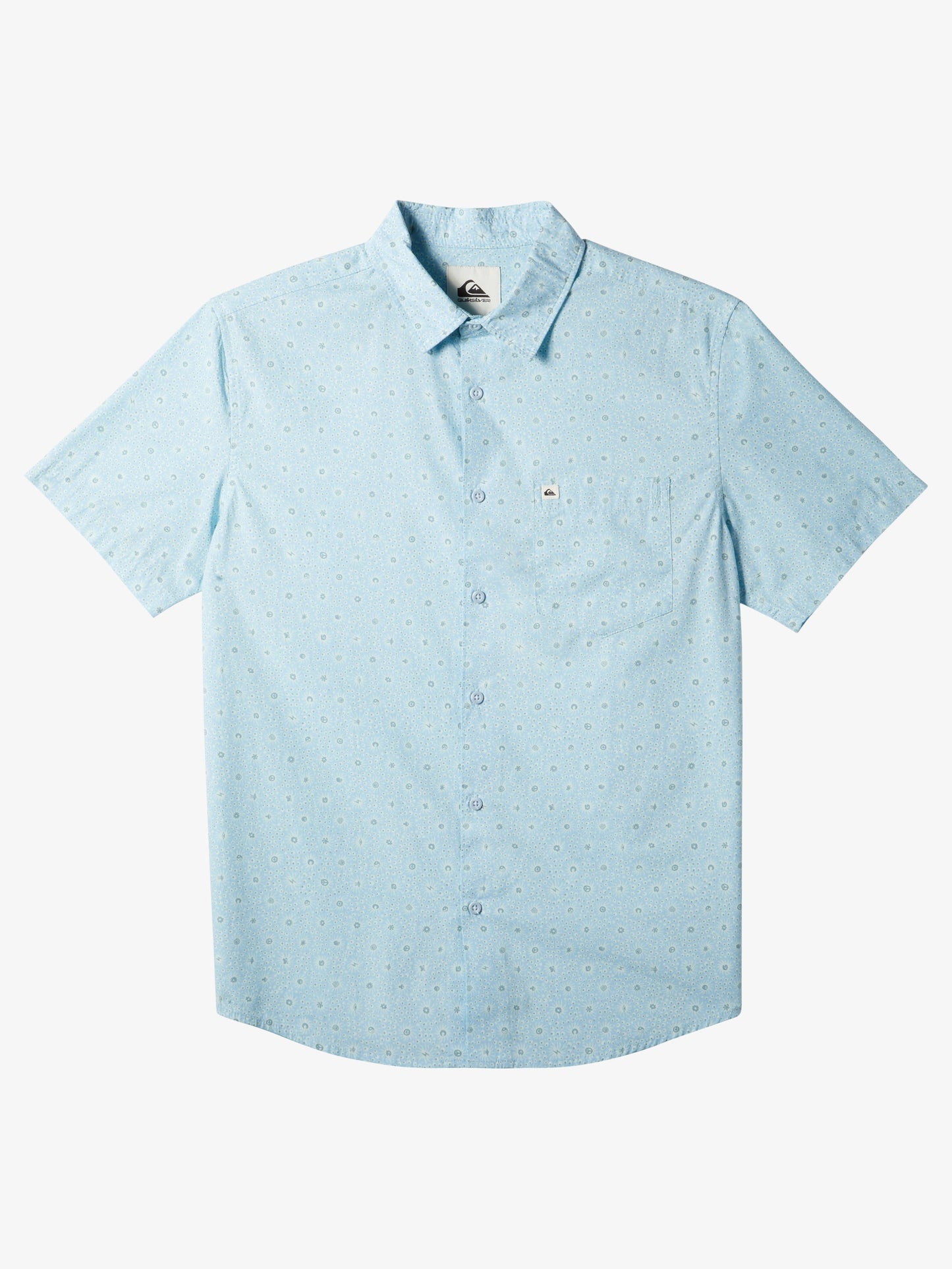 Mens Apero Organic Classic Short Sleeve Shirt - Quiksilver Malaysia