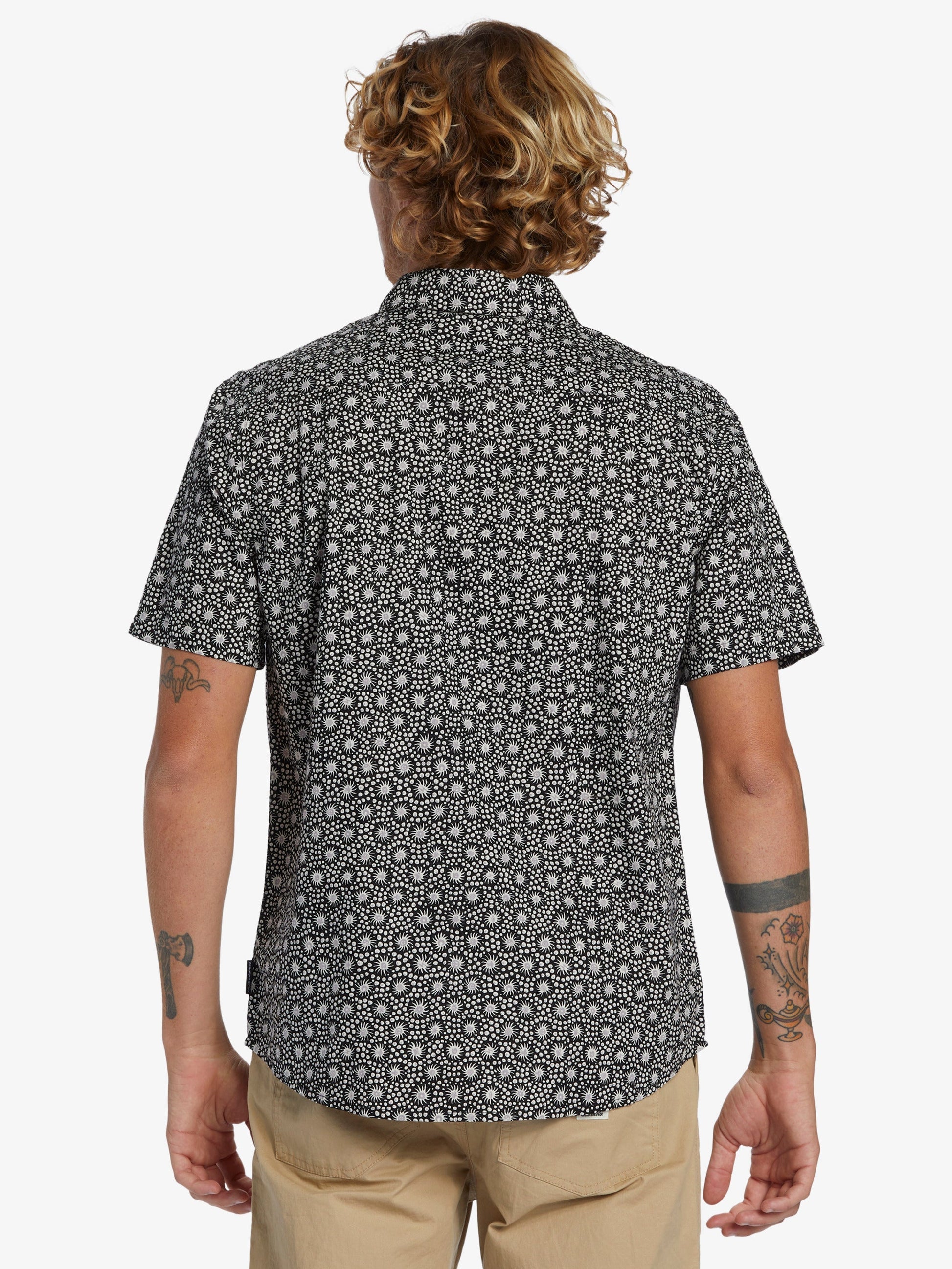 Mens Apero Organic Classic Short Sleeve Shirt - Quiksilver Malaysia