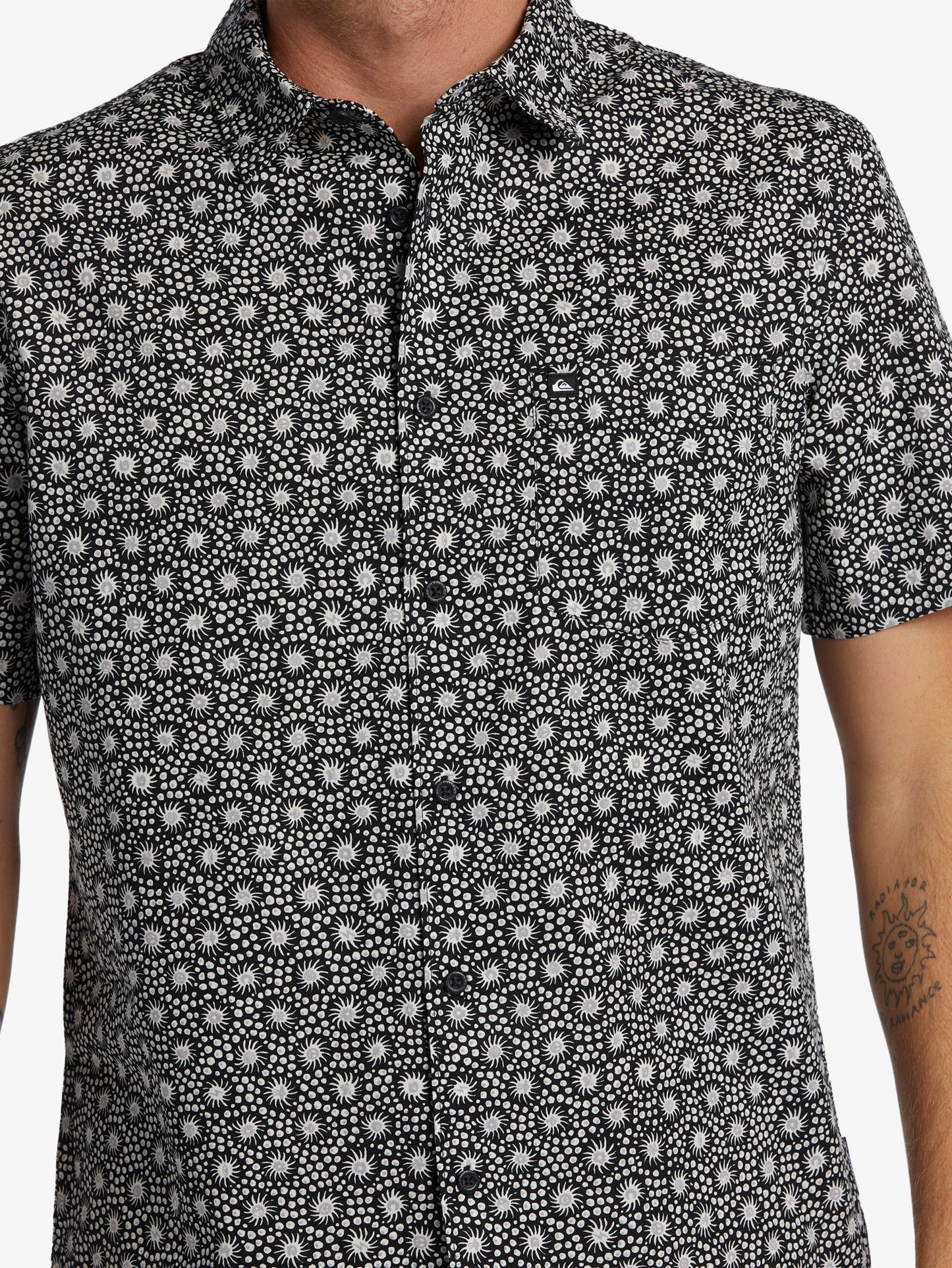 Mens Apero Organic Classic Short Sleeve Shirt - Quiksilver Malaysia