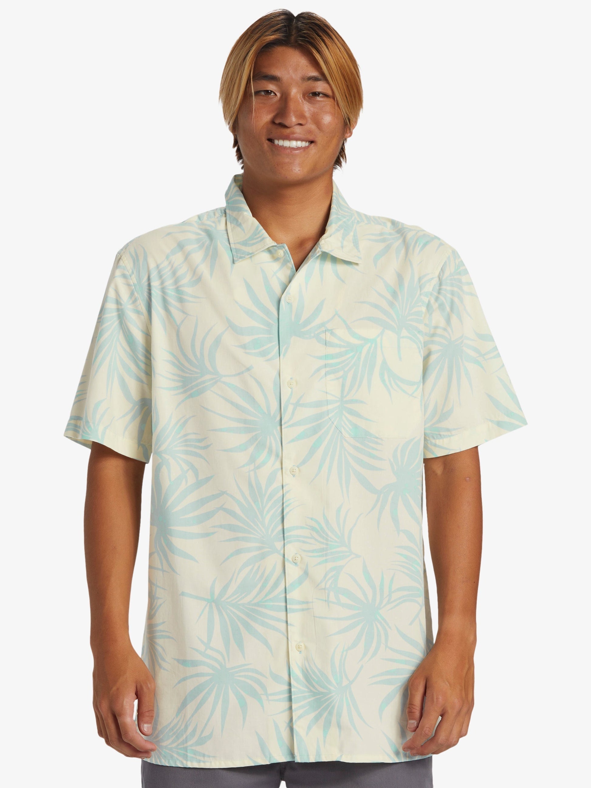 Mens Beach Club Casual Short Sleeve Shirt - Quiksilver Malaysia