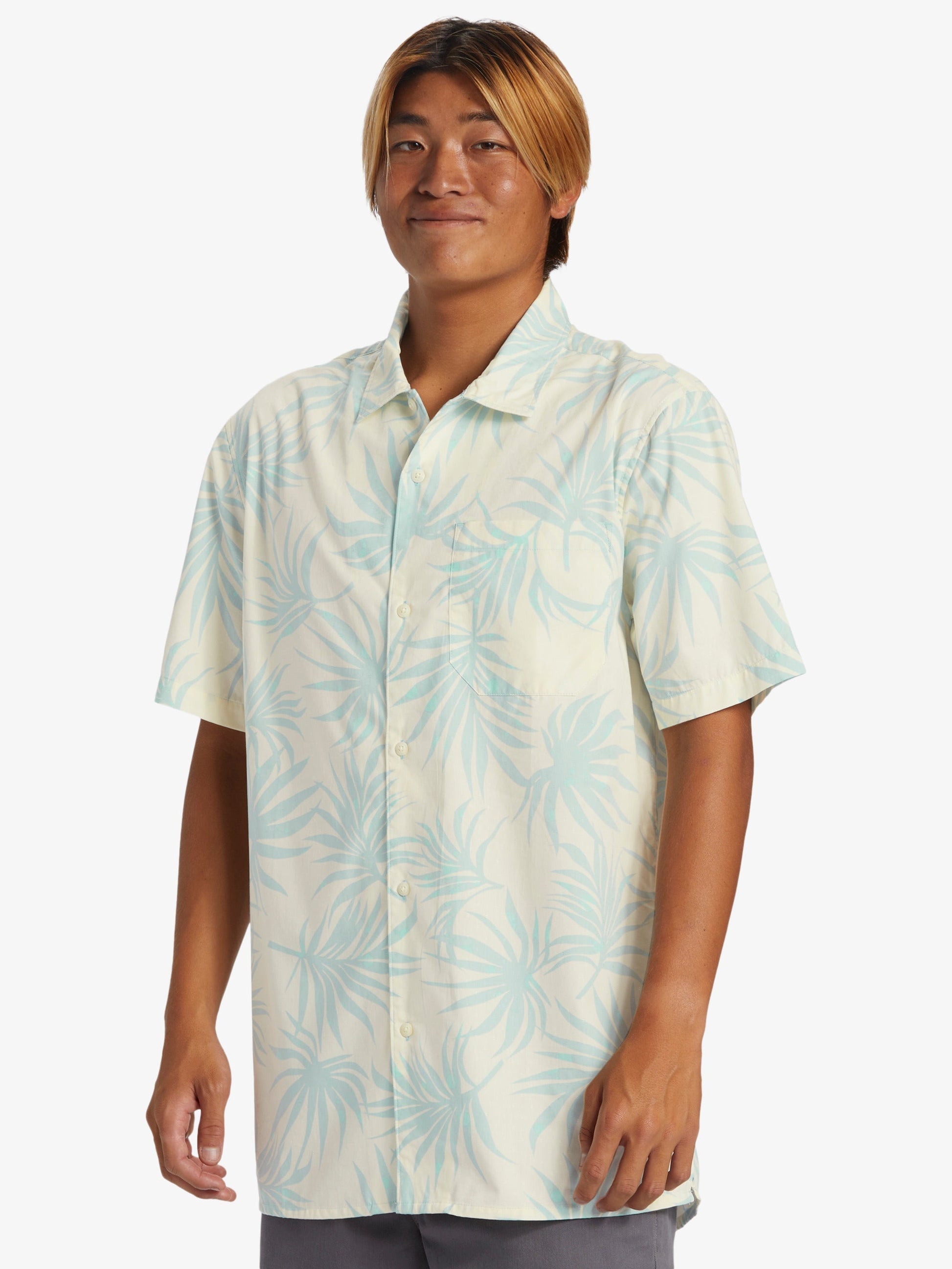 Mens Beach Club Casual Short Sleeve Shirt - Quiksilver Malaysia