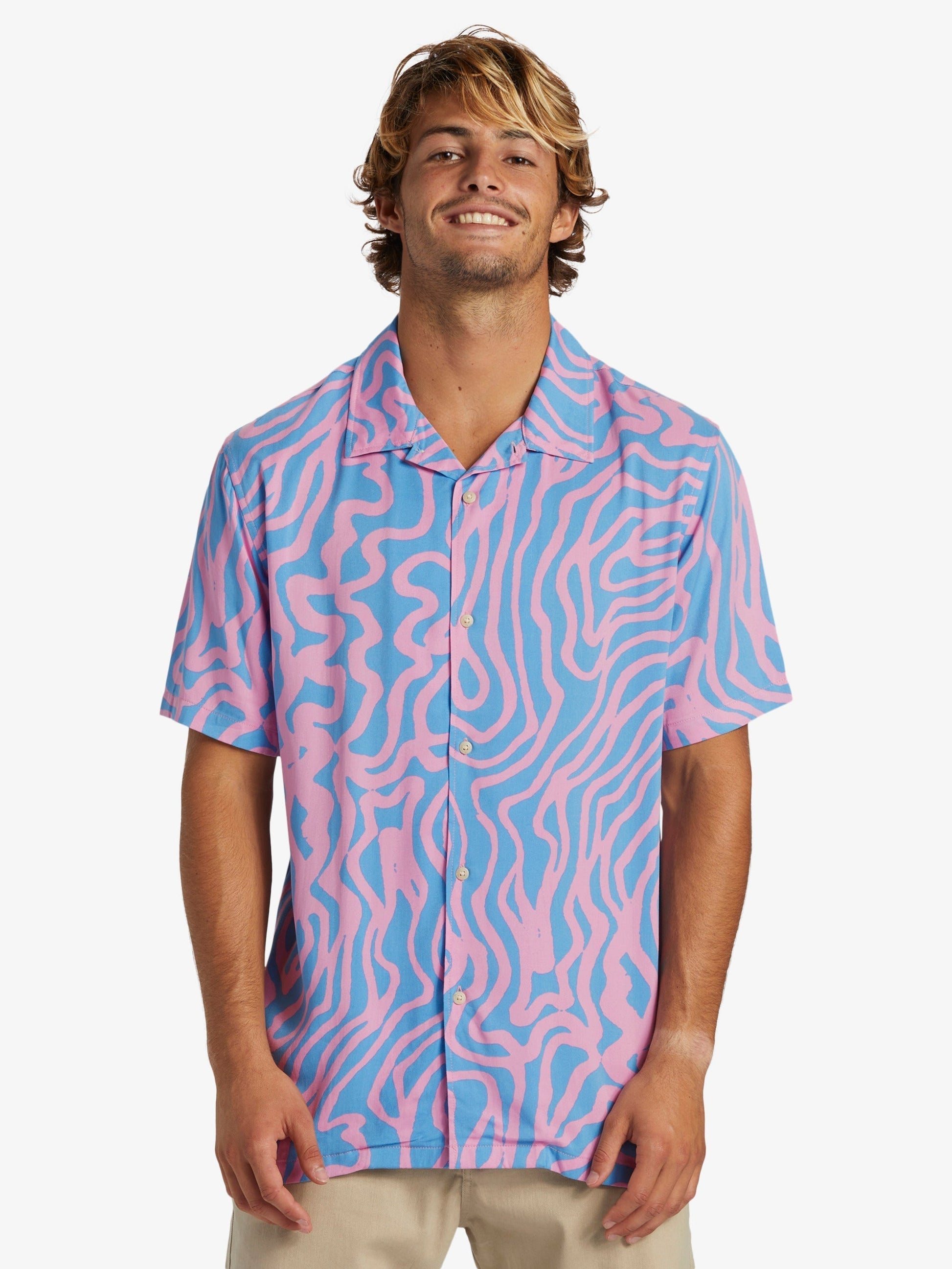 Mens Pool Party Casual Short Sleeve Shirt - Quiksilver Malaysia