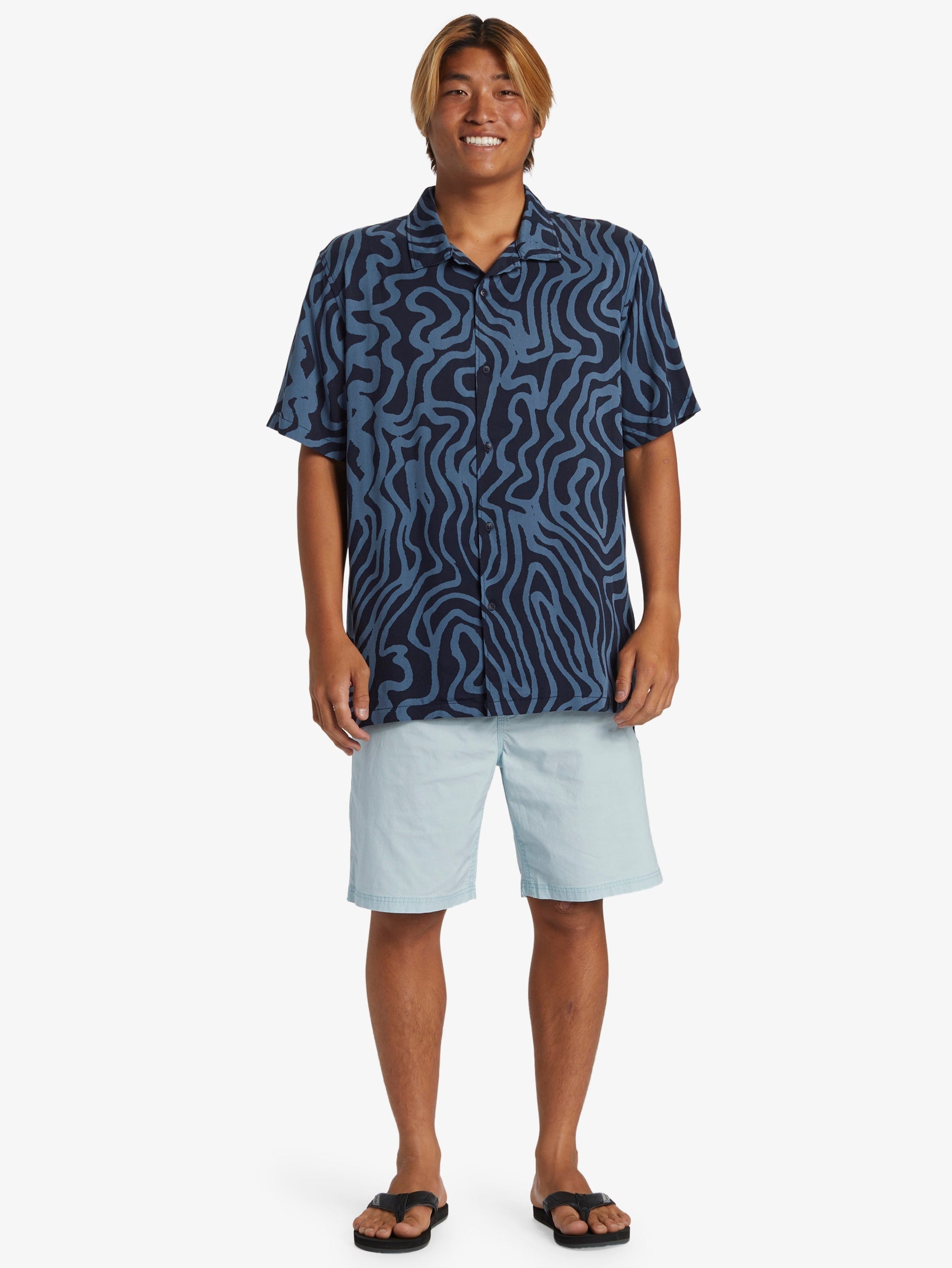 Mens Pool Party Casual Short Sleeve Shirt - Quiksilver Malaysia