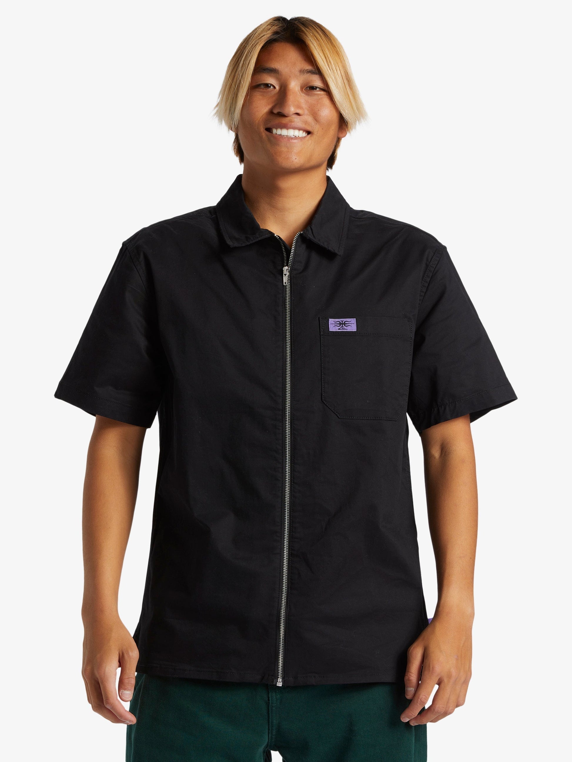 Mens Mercury Short Sleeves Shirt - Quiksilver Malaysia